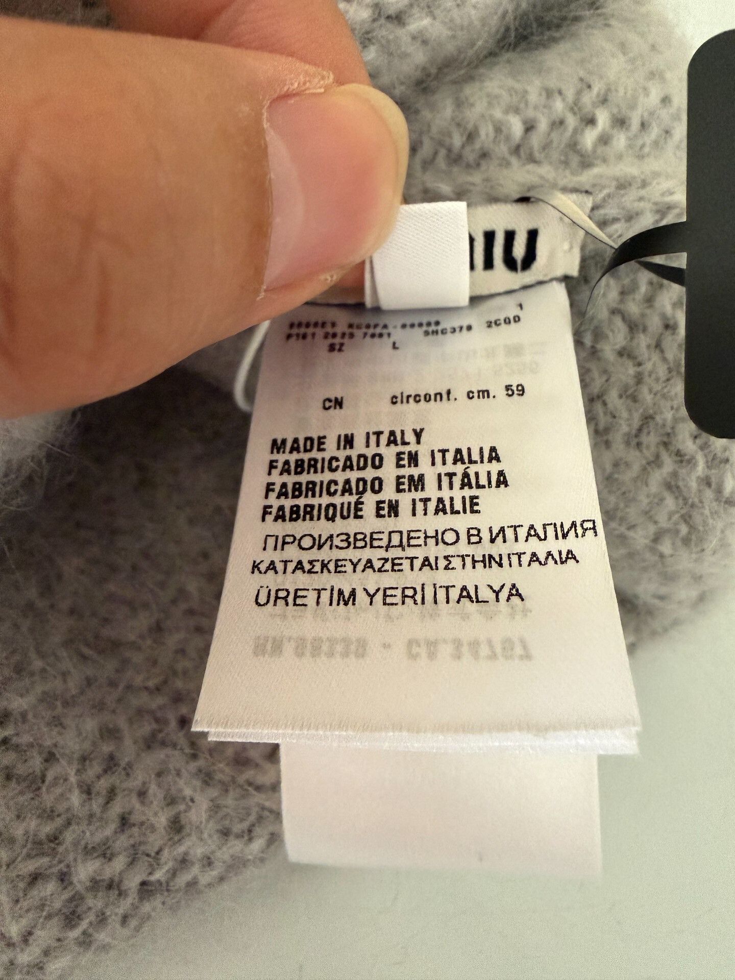Miu Miu Miu Miu Italian Knit Wool Hat Size ONE SIZE - 4 Thumbnail