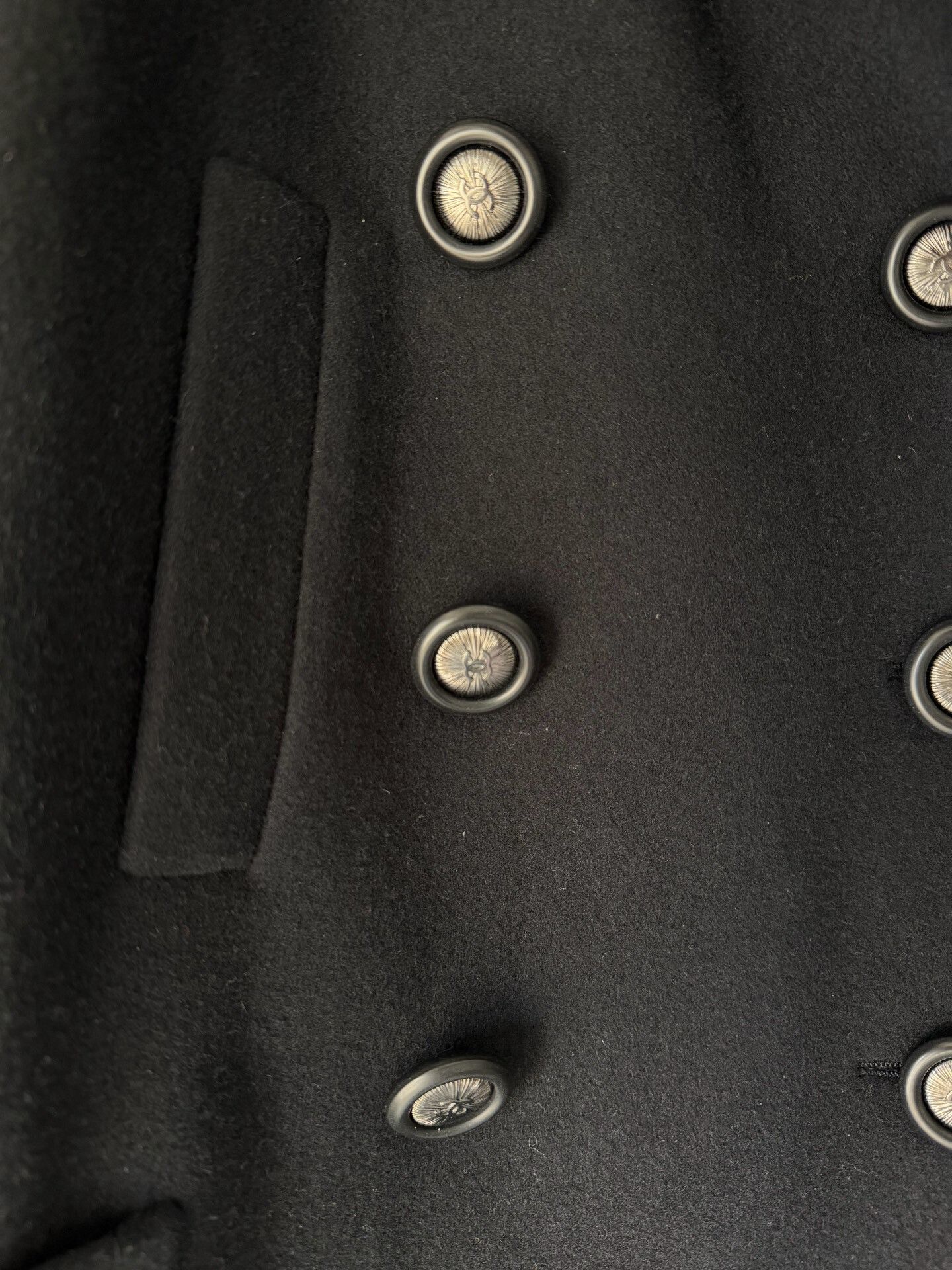 Chanel Chanel Women's Black Tweed Jacket Size M / US 6-8 / IT 42-44 - 8 Thumbnail