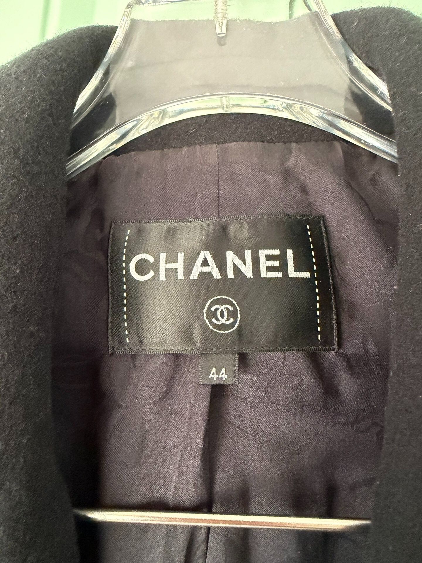 Chanel Chanel Women's Black Tweed Jacket Size M / US 6-8 / IT 42-44 - 3 Thumbnail