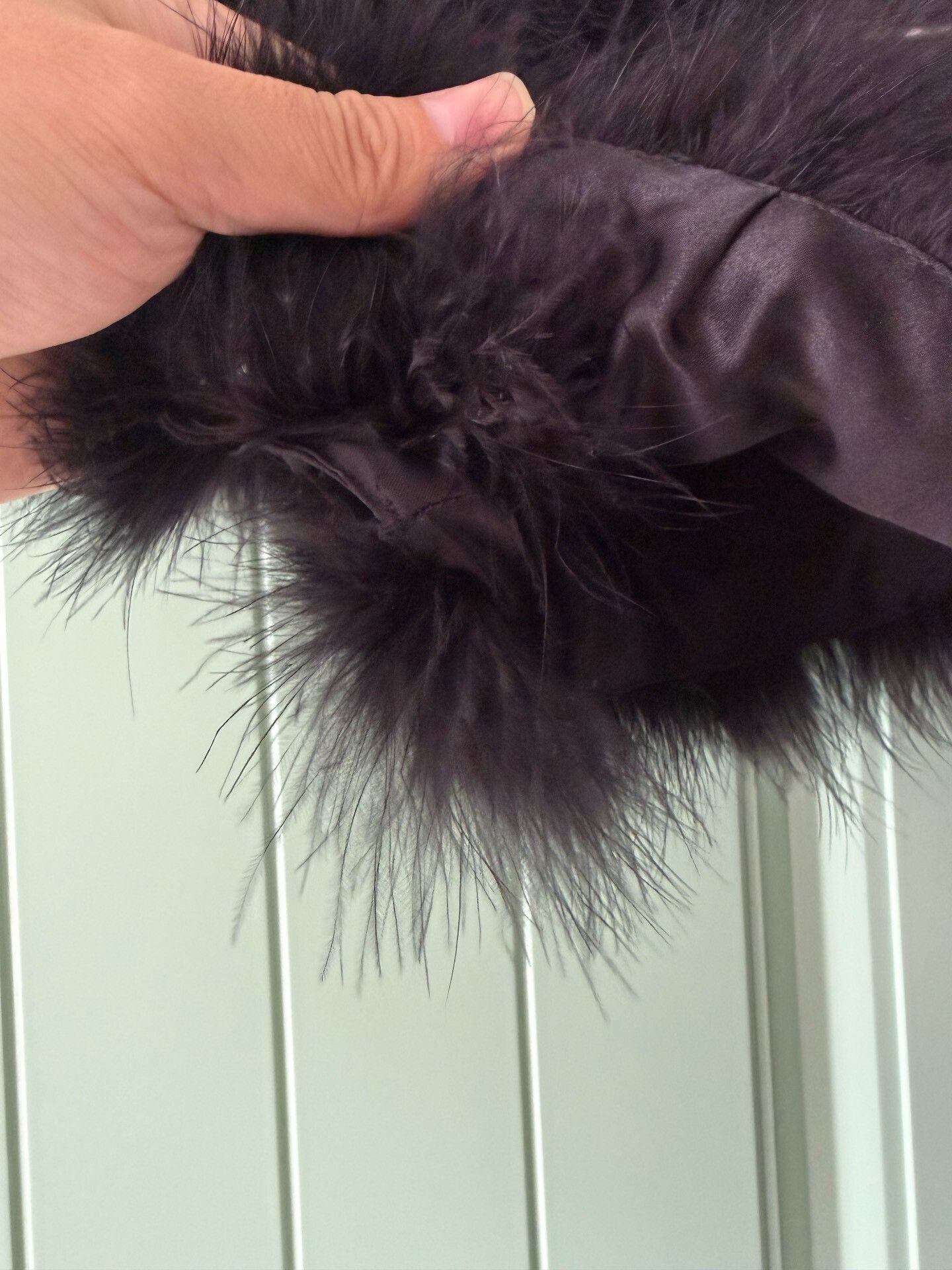 Dior Christian Dior Black Feather Coat Size S / US 4 / IT 40 - 7 Thumbnail