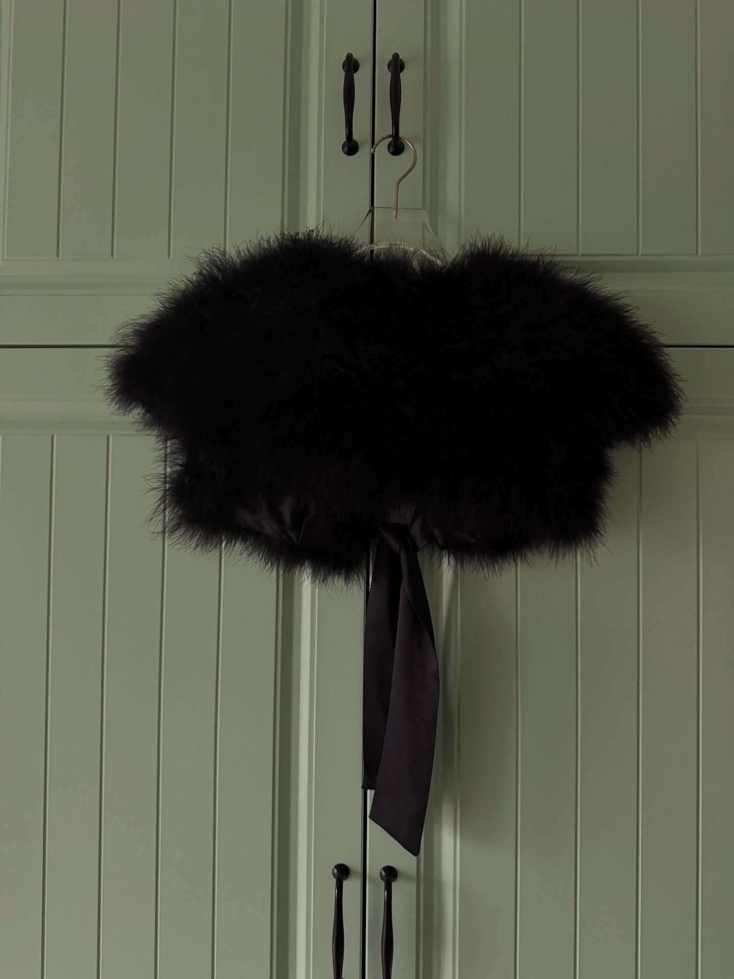 Dior Christian Dior Black Feather Coat Size S / US 4 / IT 40 - 2 Thumbnail