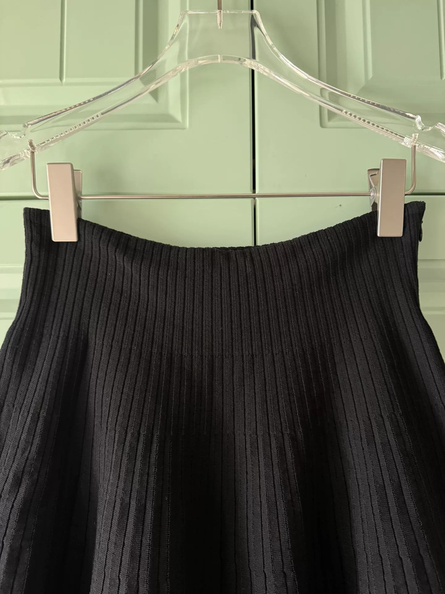 Dior Christian Dior Black Pleated Tulle Skirt Size 40" / US 18 - 5 Thumbnail