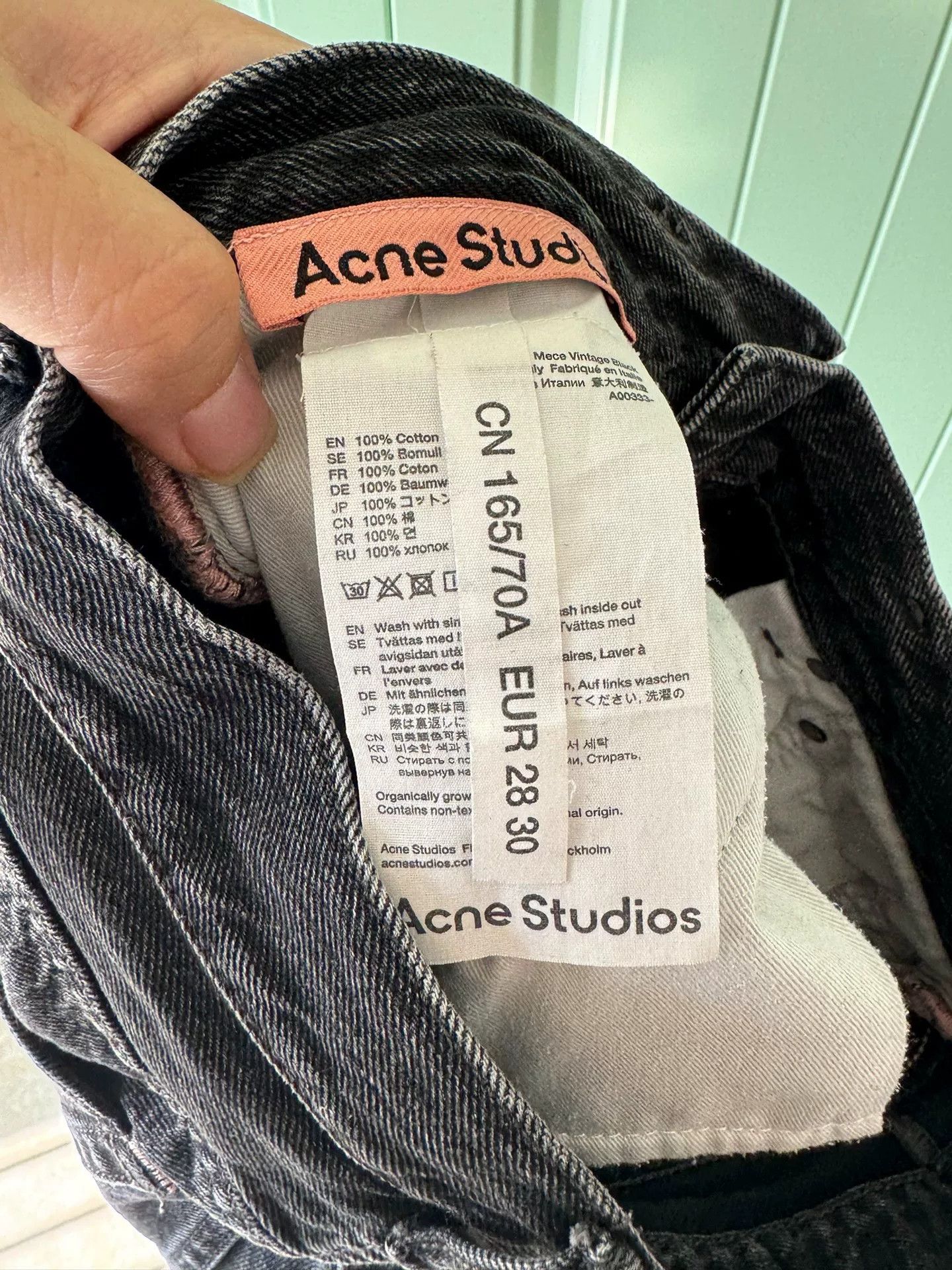 Acne Studios Acne Studios Black Jeans Size 28 Size 28" / US 6 / IT 42 - 4 Thumbnail