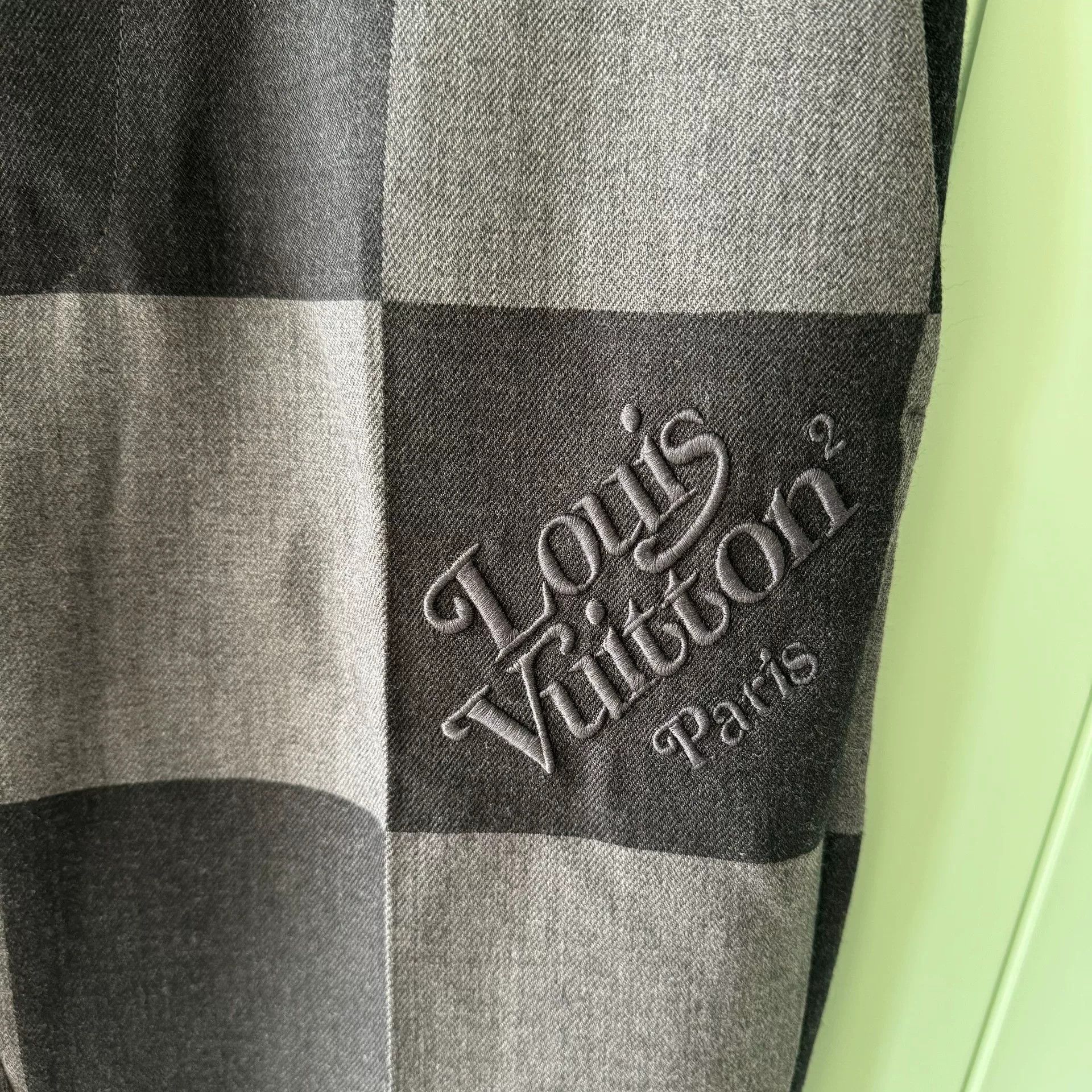 Louis Vuitton LV x NIGO Checkered Wool Trousers Size US 31 - 7 Thumbnail