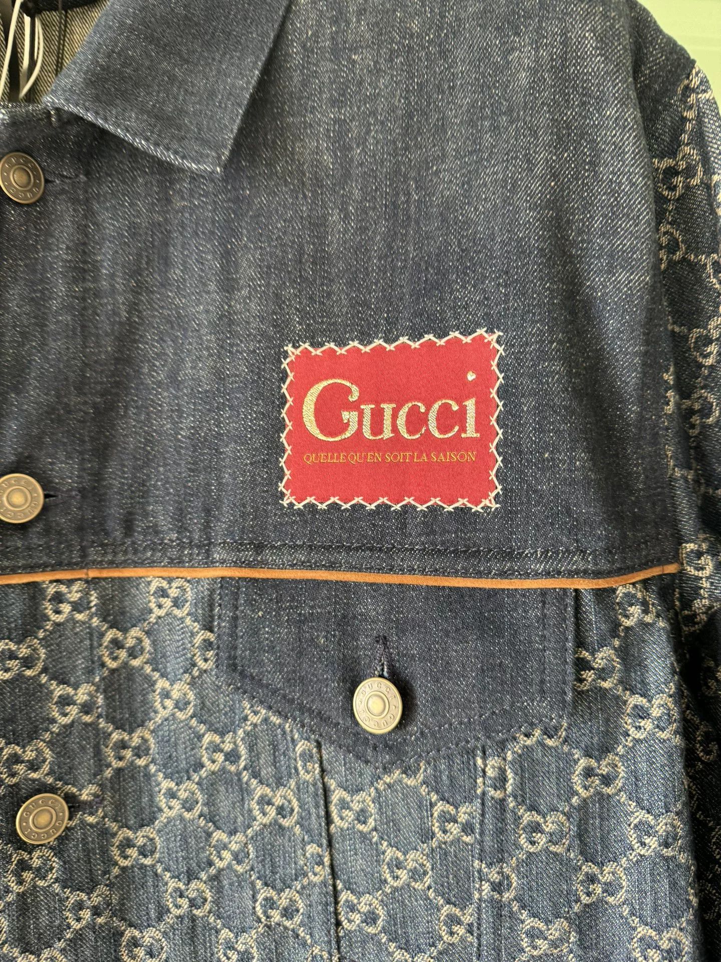 Gucci Gucci GG Denim Jacket, Size 50 Size US M / EU 48-50 / 2 - 5 Thumbnail