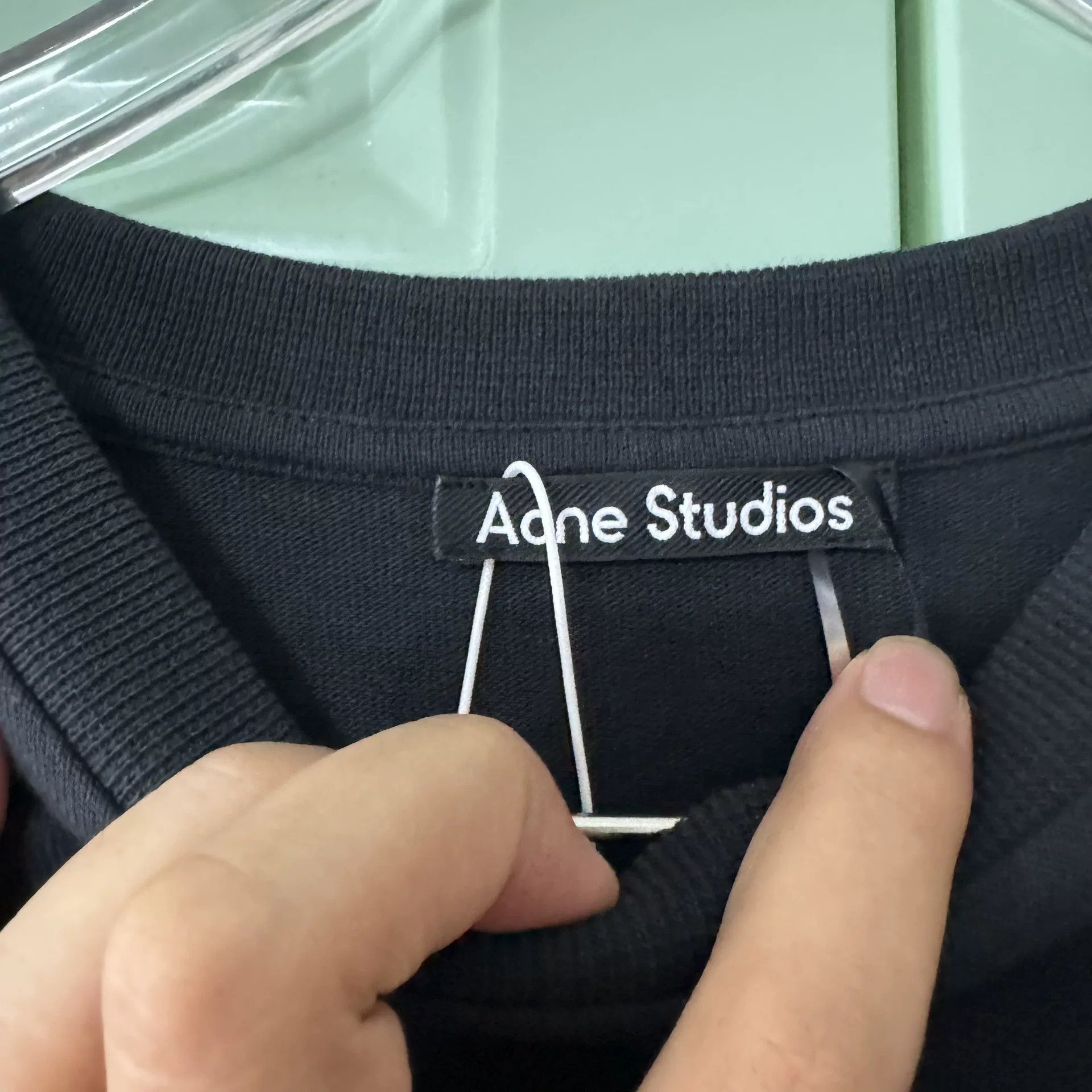Acne Studios Acne Studios Black Smiley Print T-shirt Size S / US 4 / IT 40 - 3 Thumbnail