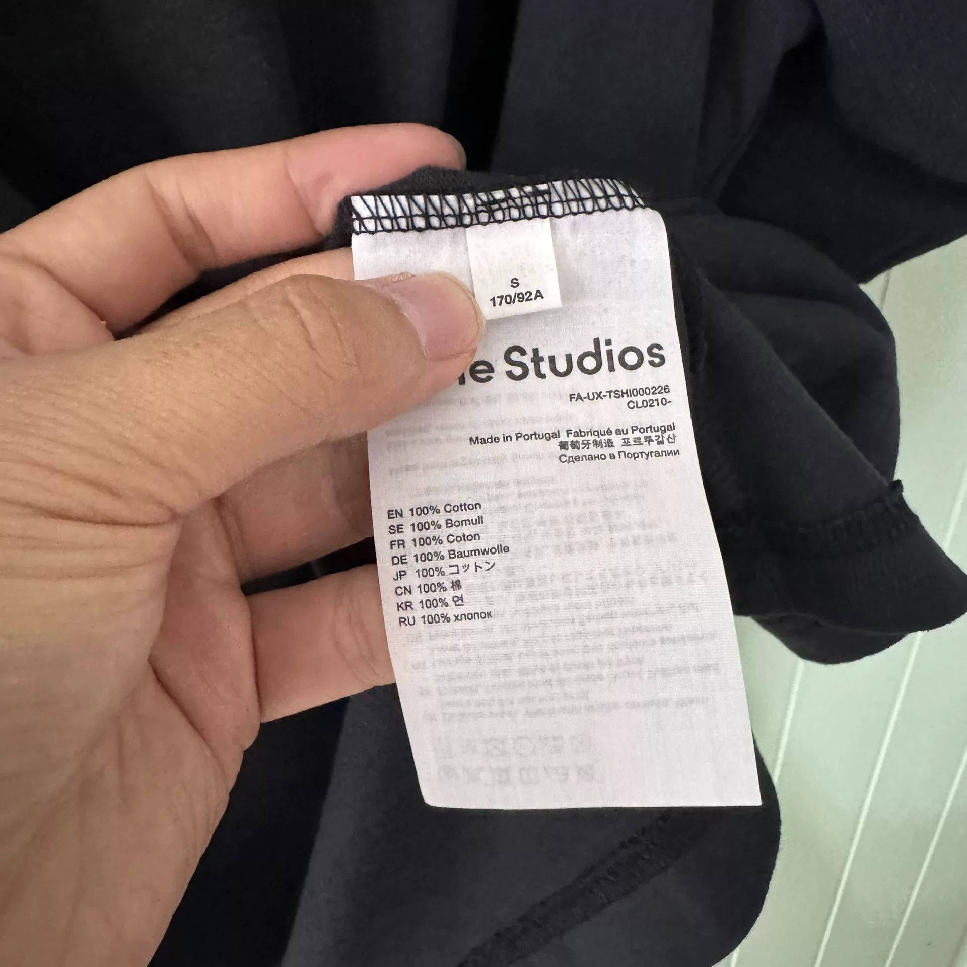 Acne Studios Acne Studios Black Smiley Print T-shirt Size S / US 4 / IT 40 - 4 Thumbnail