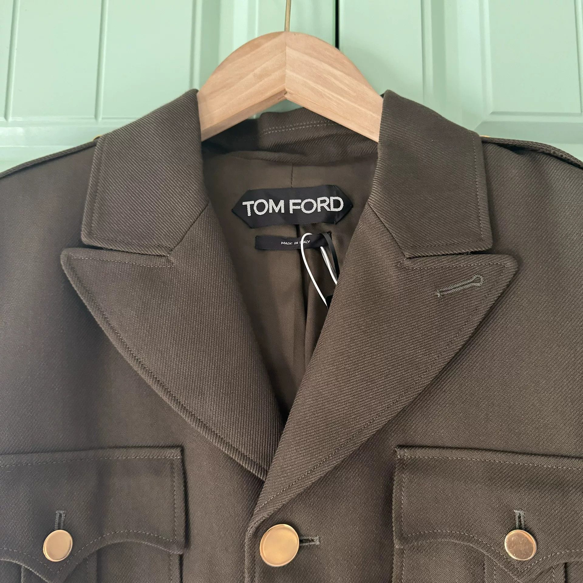 Tom Ford Tom Ford Military Double-Breasted Jacket Size US XS / EU 42 / 0 - 7 Thumbnail