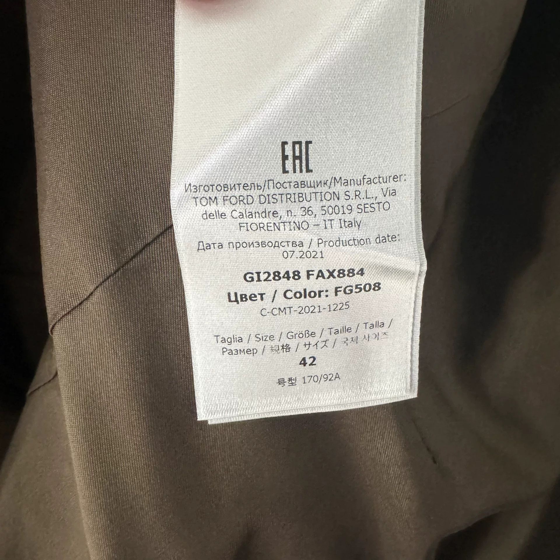 Tom Ford Tom Ford Military Double-Breasted Jacket Size US XS / EU 42 / 0 - 5 Thumbnail