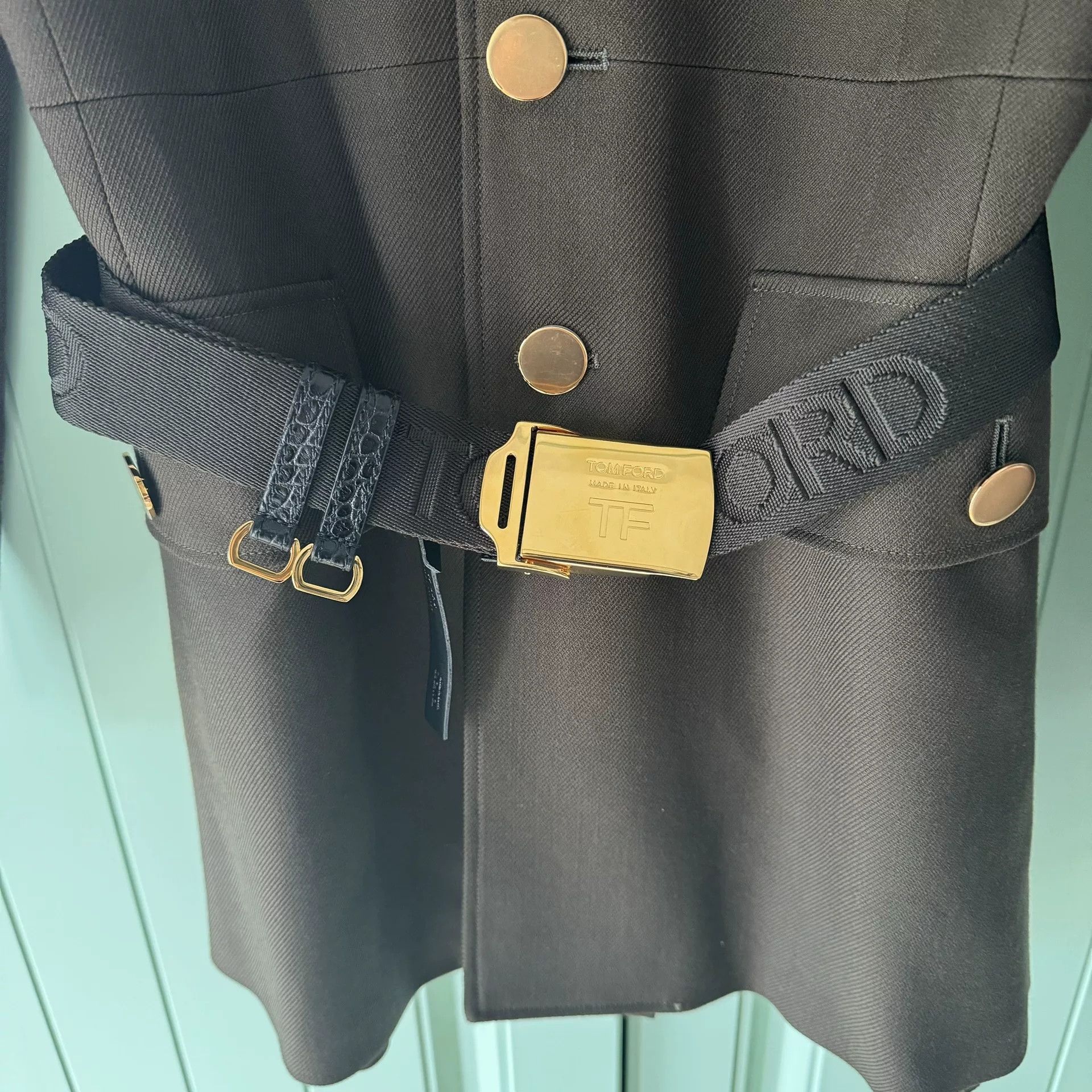 Tom Ford Tom Ford Military Double-Breasted Jacket Size US XS / EU 42 / 0 - 8 Thumbnail