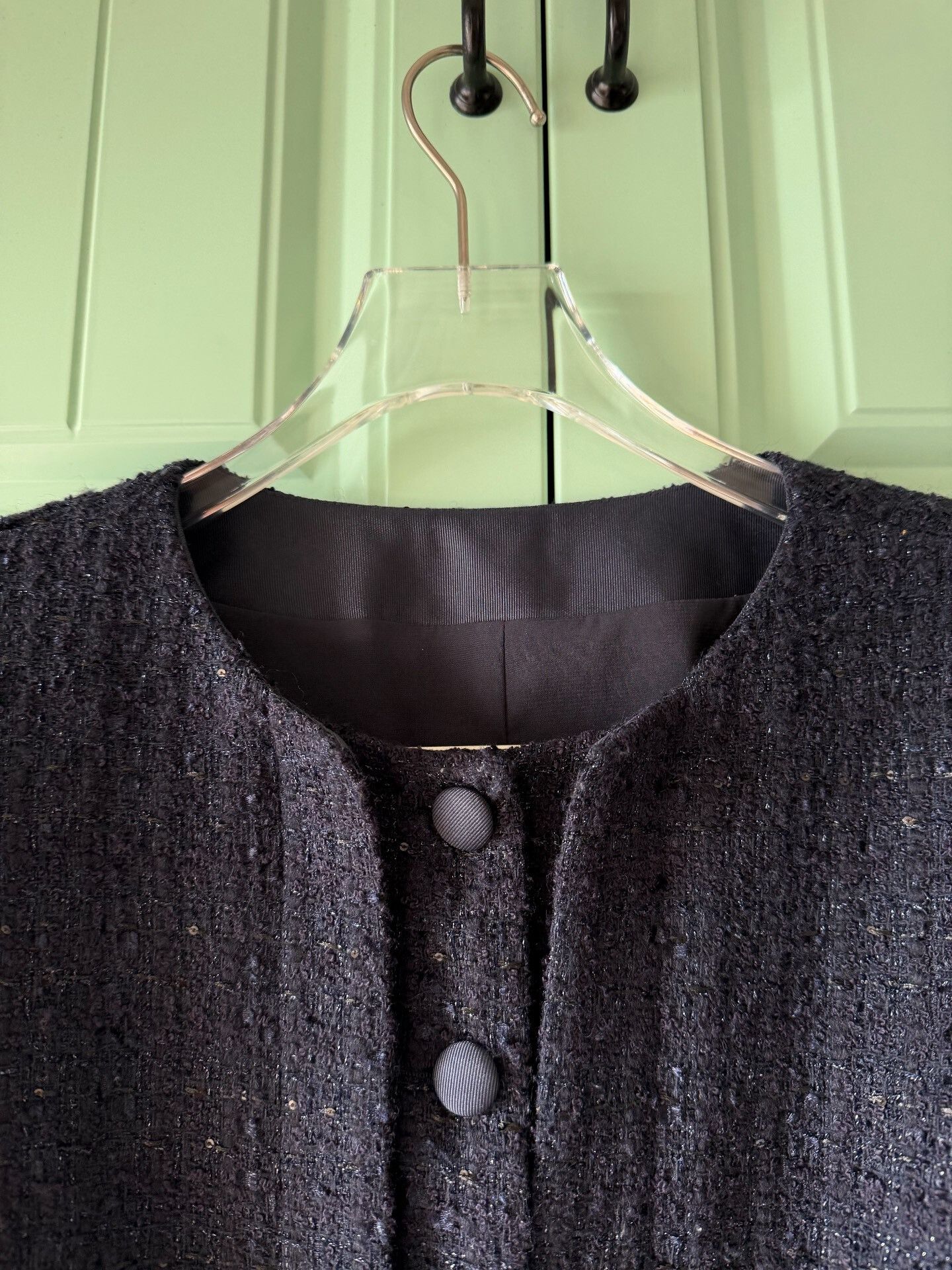Emporio Armani Emporio Armani Chic Tweed Jacket Size S / US 4 / IT 40 - 8 Thumbnail