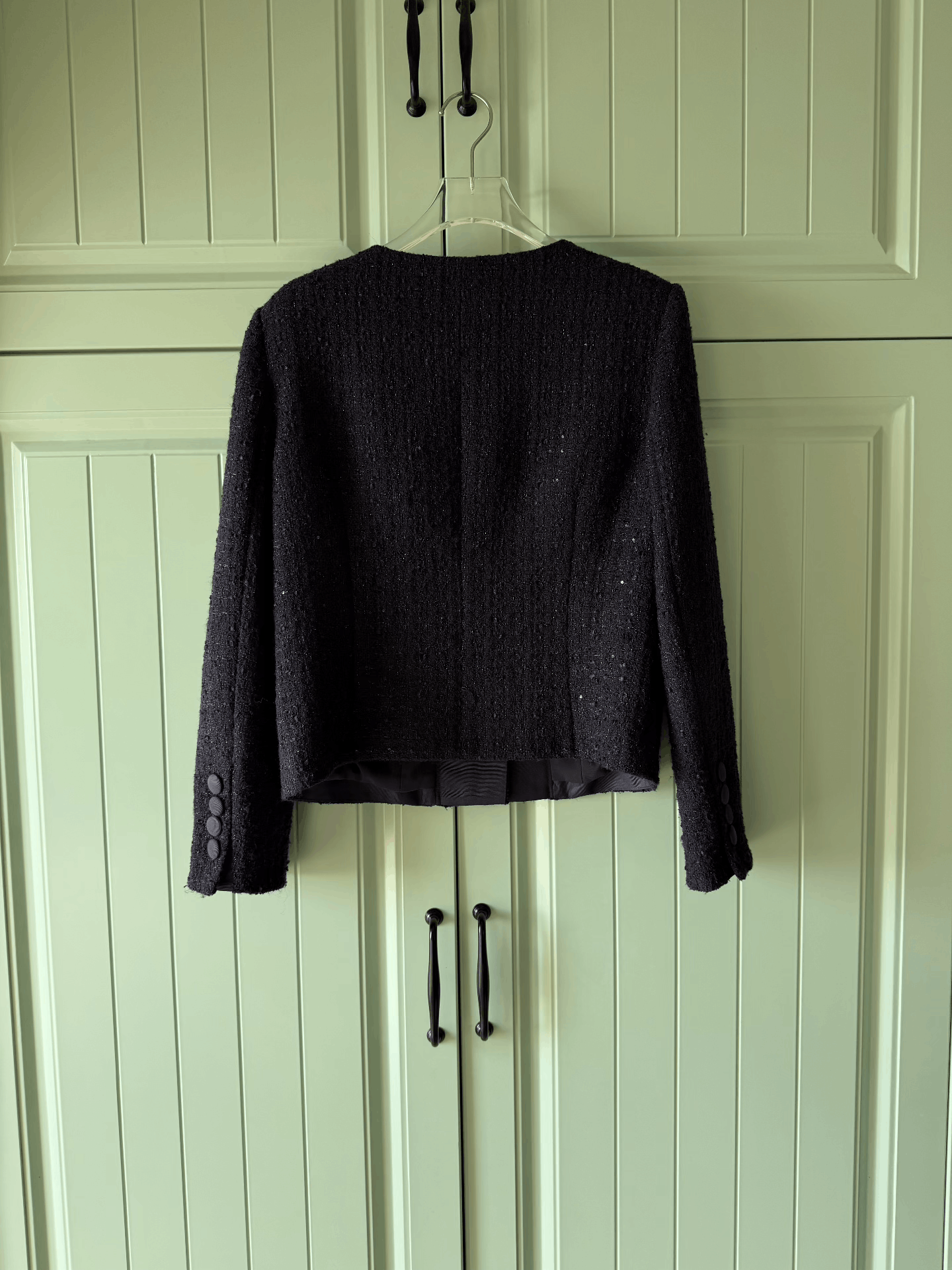 Emporio Armani Emporio Armani Chic Tweed Jacket Size S / US 4 / IT 40 - 2 Thumbnail