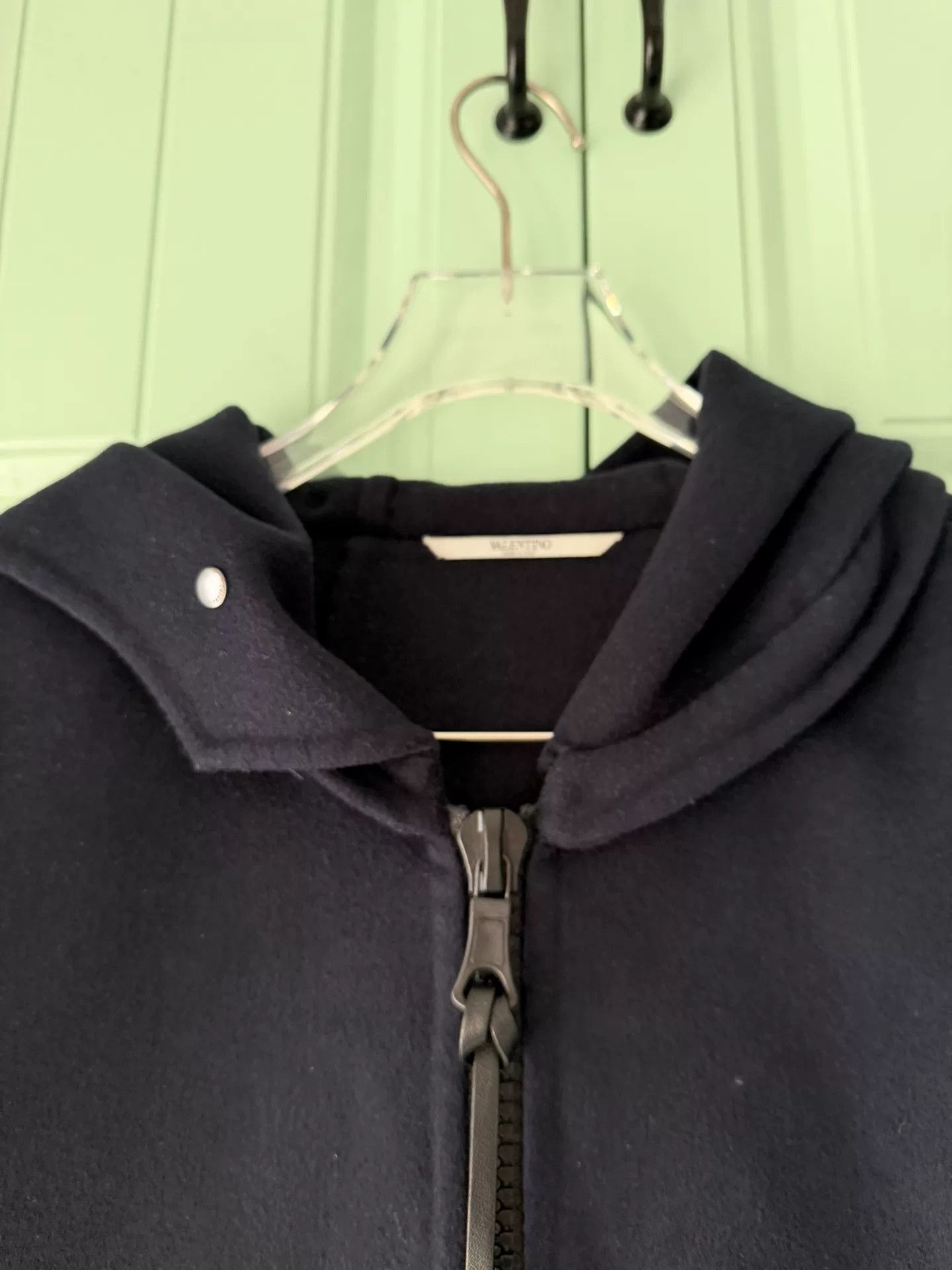 Valentino Valentino Hooded Wool Jacket Size US M / EU 48-50 / 2 - 7 Thumbnail