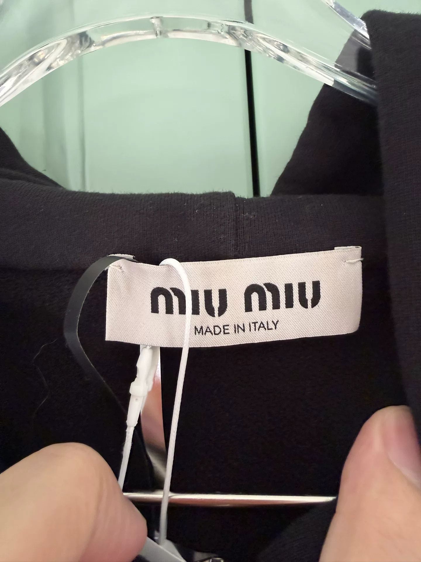 Miu Miu Miu Miu Black Zipper Logo Jacket Size S / US 4 / IT 40 - 3 Thumbnail
