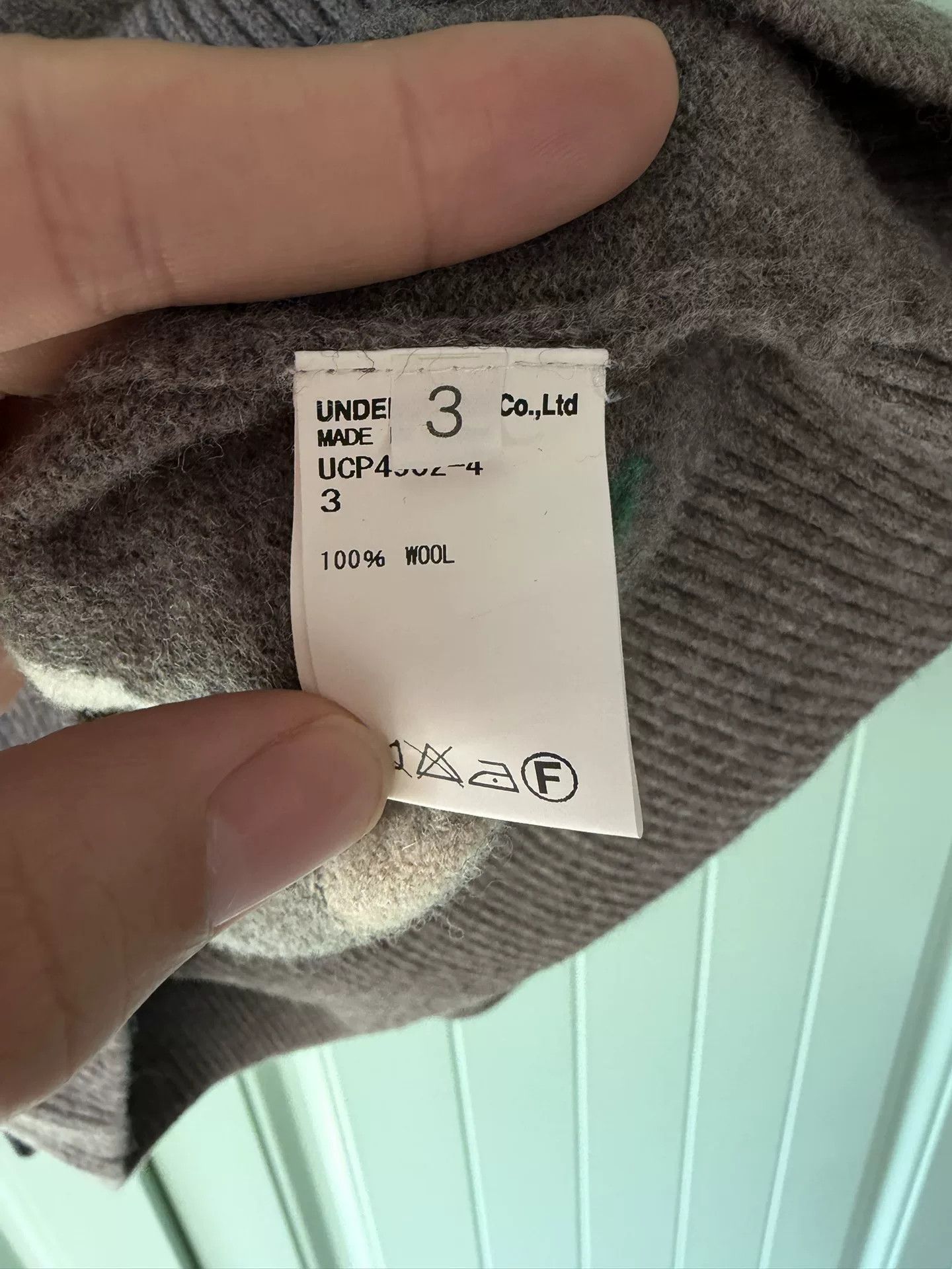 Undercover UNDERCOVER 100% Wool Sweater Size US L / EU 52-54 / 3 - 4 Thumbnail