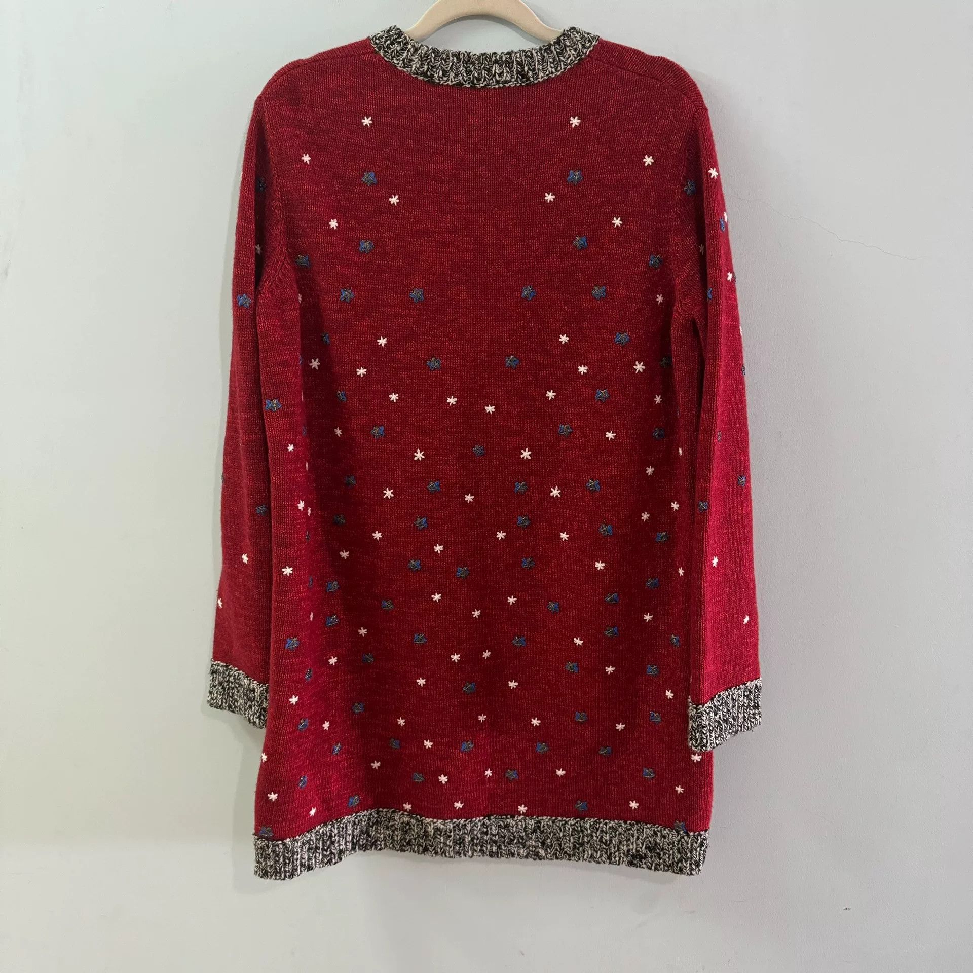 Valentino Valentino Red Wool Knit Dress XXS Size XXS / US 00 / IT 34 - 2 Thumbnail