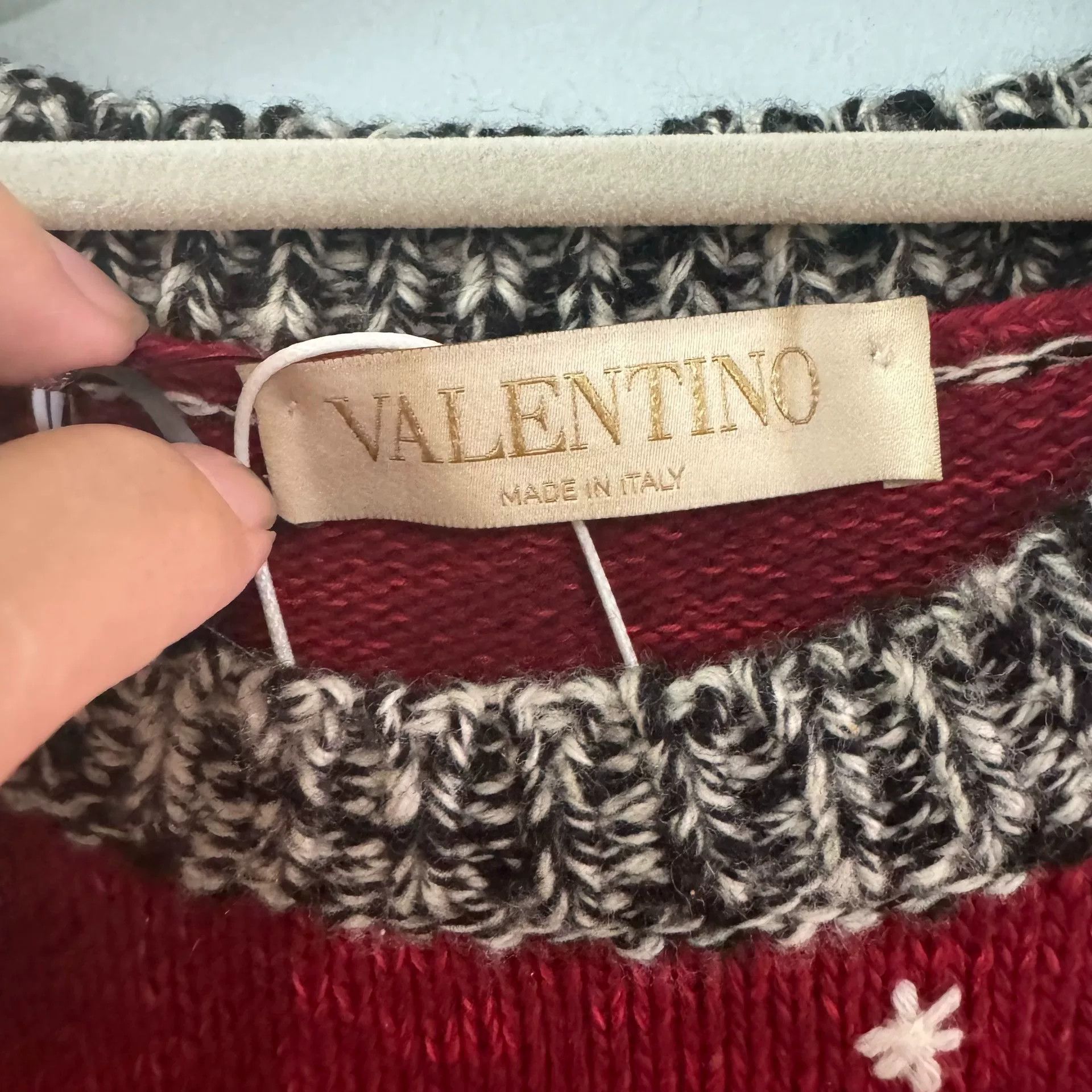 Valentino Valentino Red Wool Knit Dress XXS Size XXS / US 00 / IT 34 - 3 Thumbnail