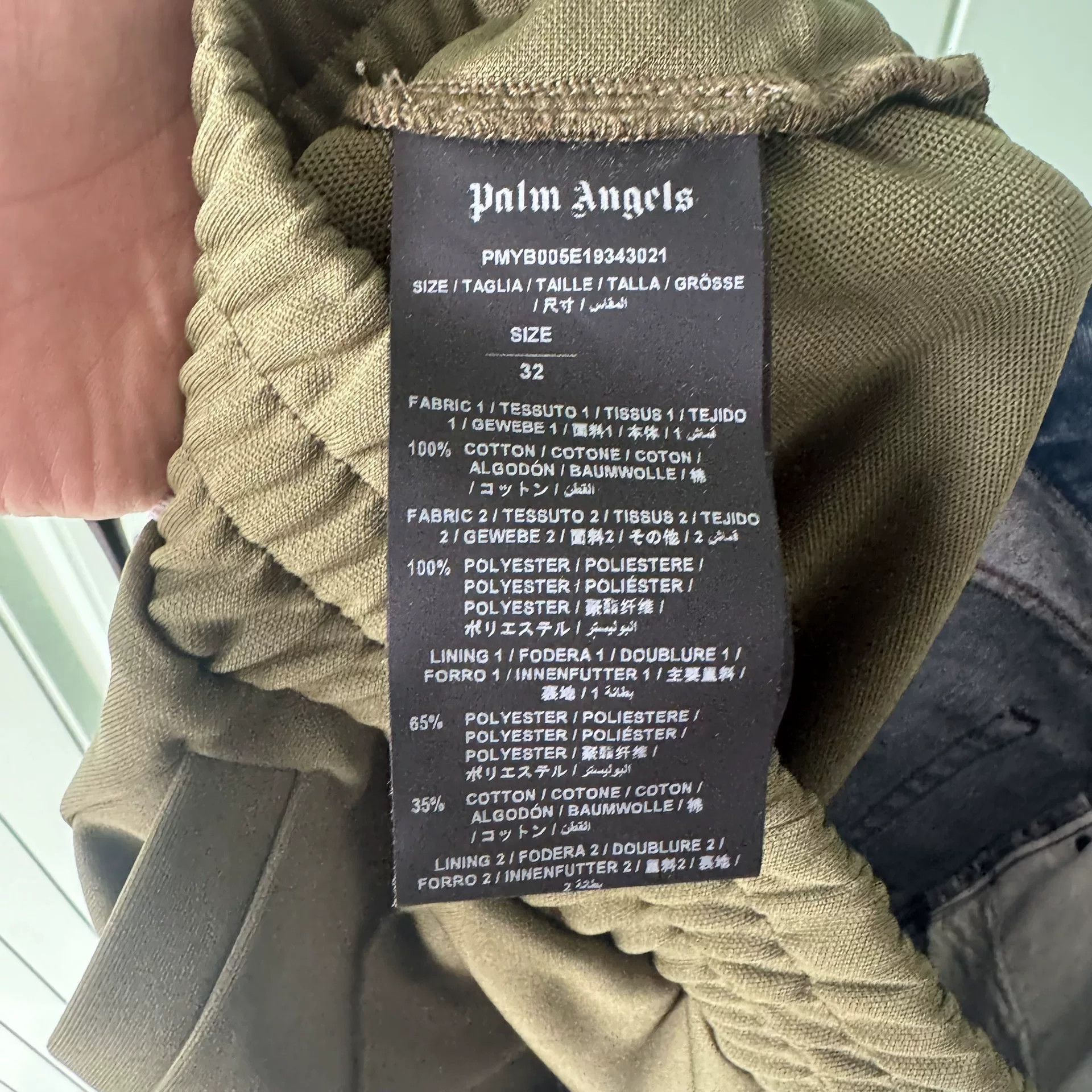 Palm Angels Palm Angels Denim Patchwork Pants Size US 32 / EU 48 - 4 Thumbnail