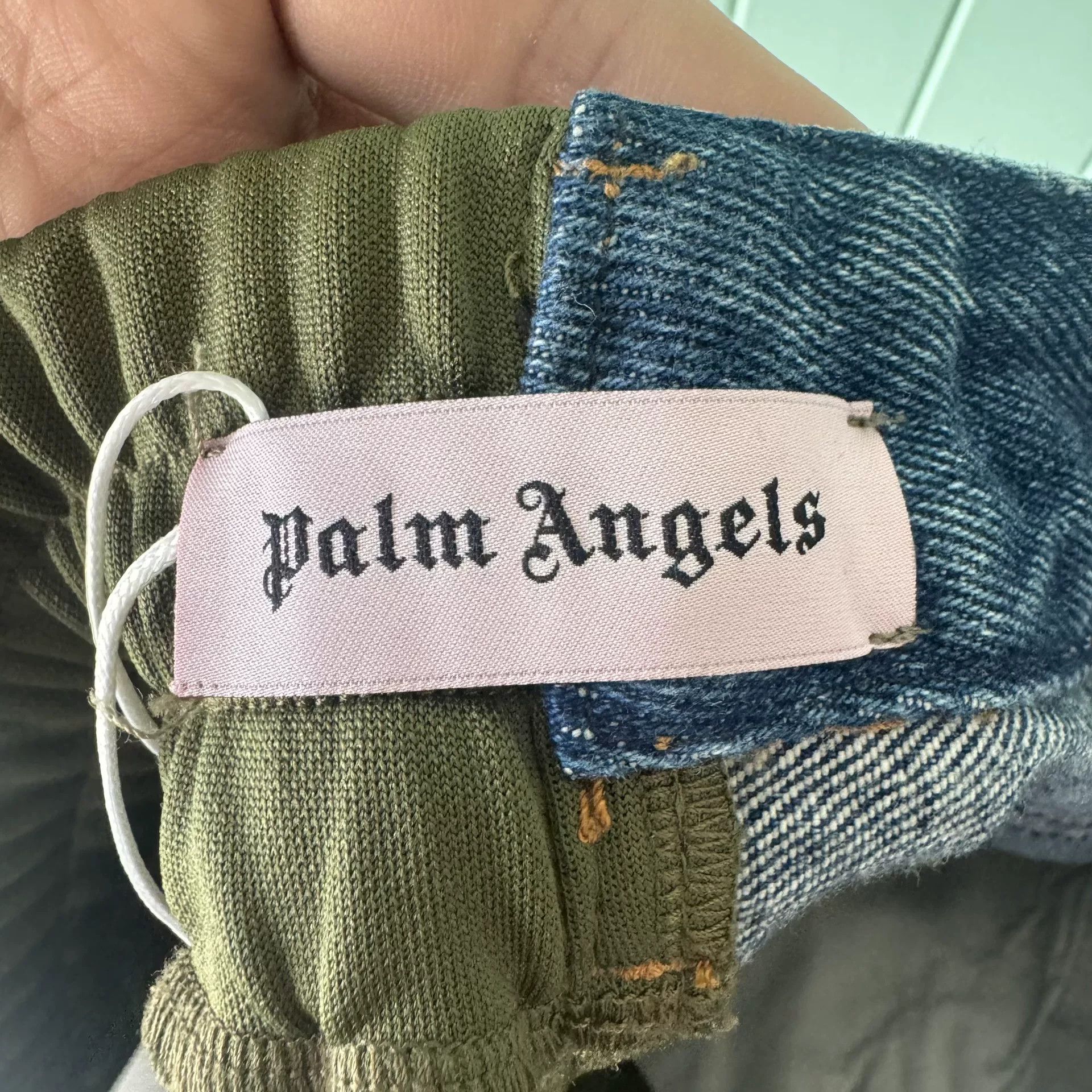 Palm Angels Palm Angels Denim Patchwork Pants Size US 32 / EU 48 - 3 Thumbnail