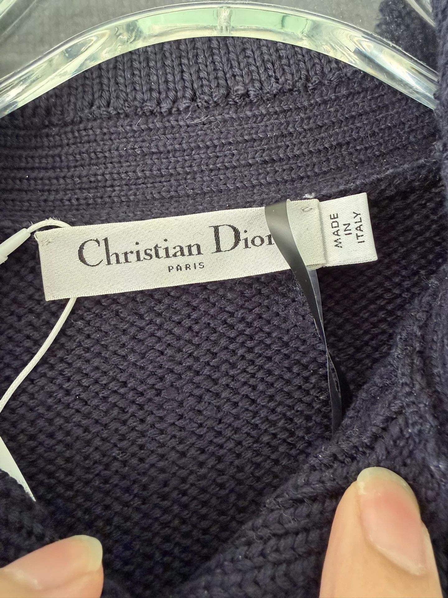 Dior Dior Polo Collar Wool Knit Sweater Size US XXS / EU 40 - 3 Thumbnail