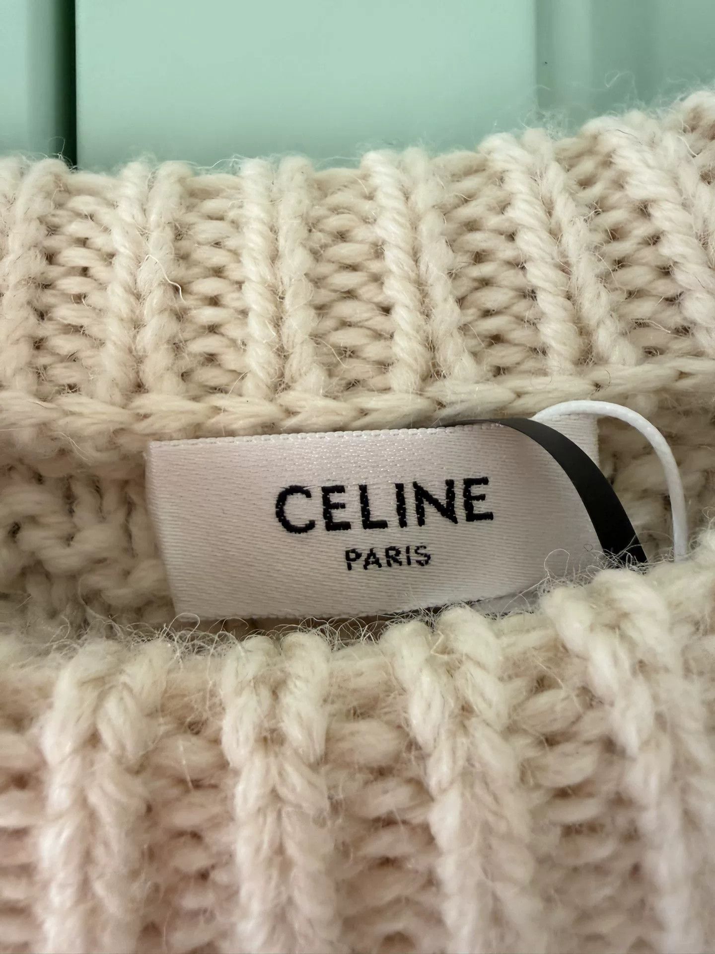 Celine Celine Triomphe Logo Wool Sweater Size XS / US 0-2 / IT 36-38 - 3 Thumbnail