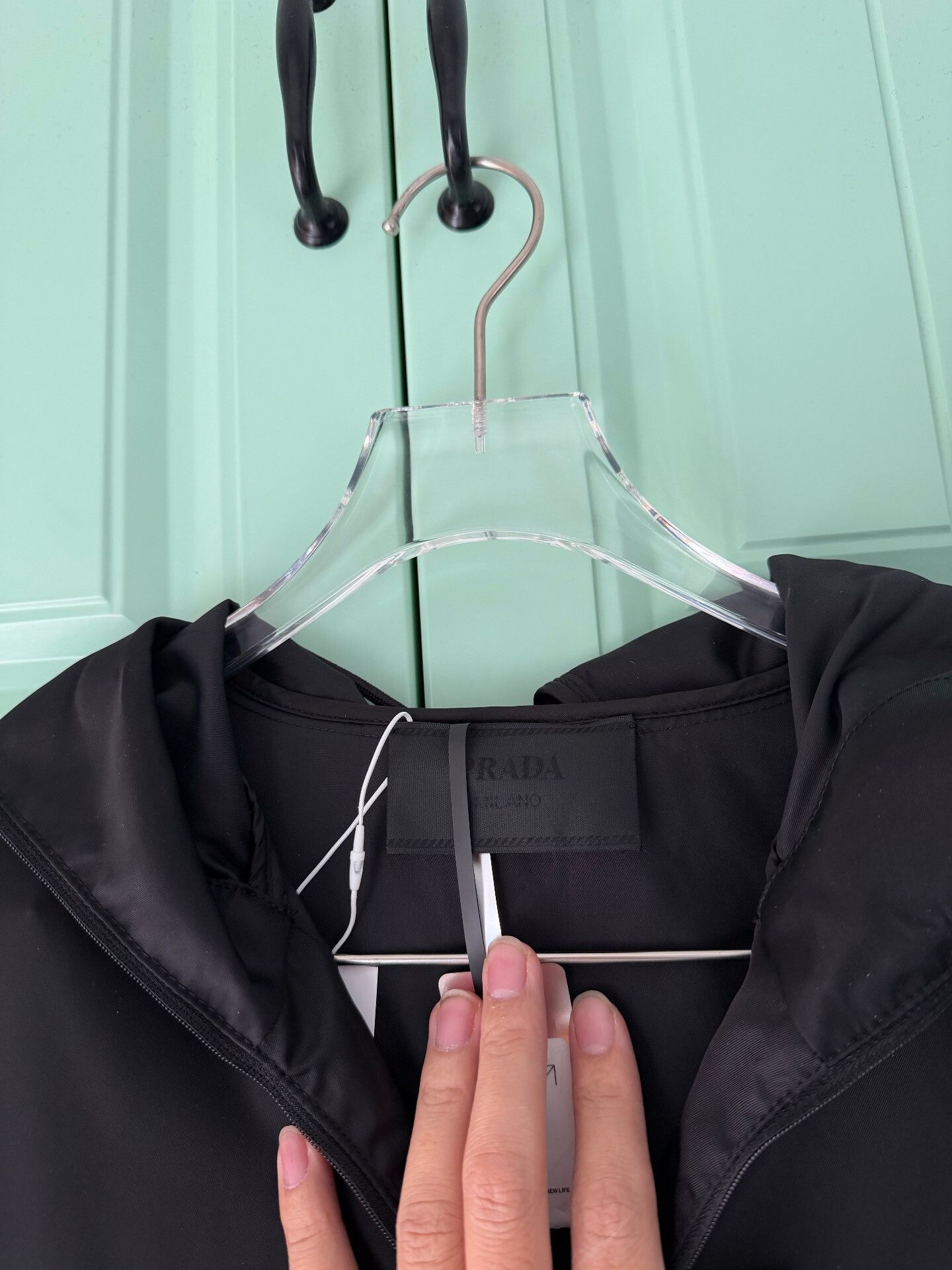 Prada Black Hooded Sweatshirt