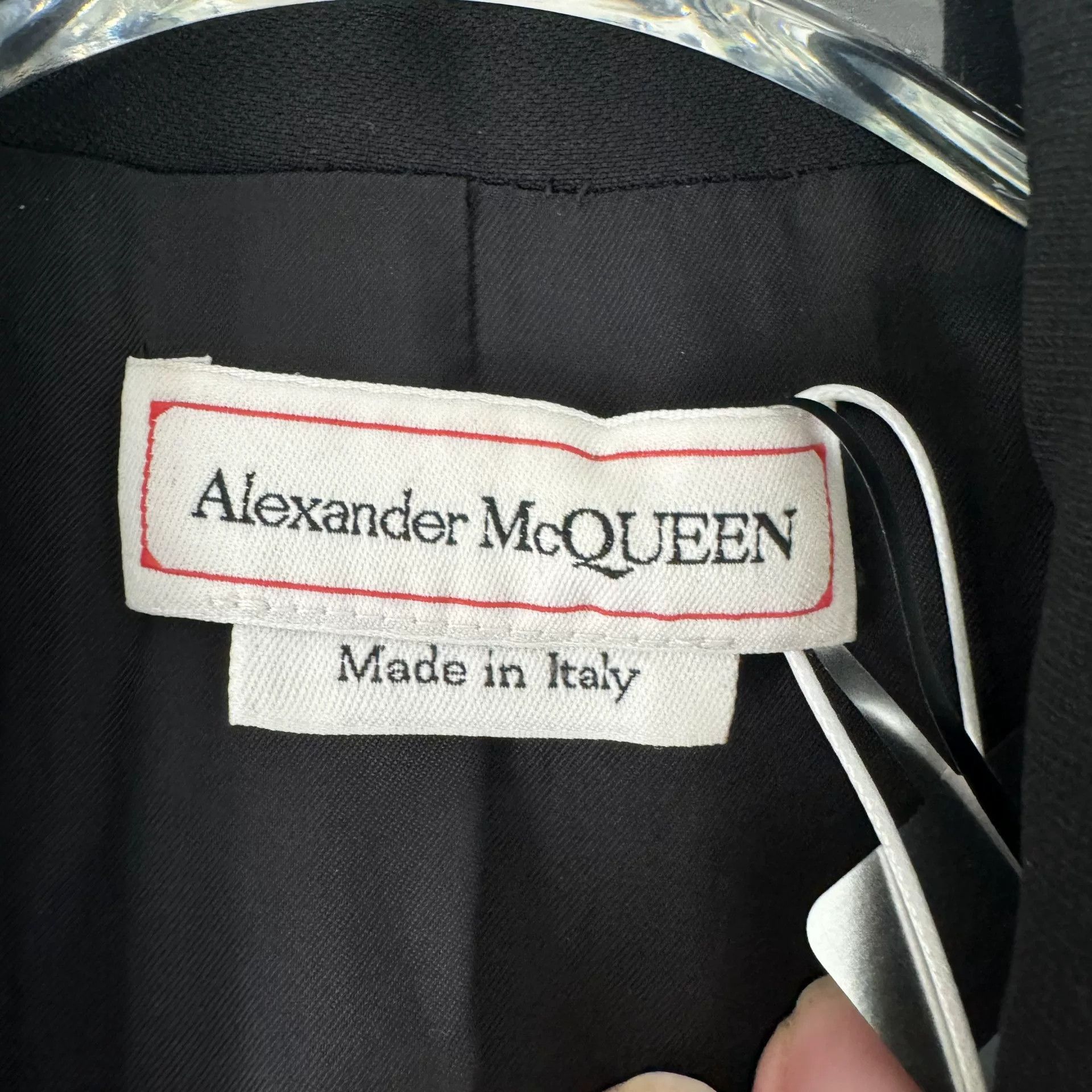 Alexander McQueen Alexander McQueen Black Blazer Skirt Size S / US 4 / IT 40 - 3 Thumbnail