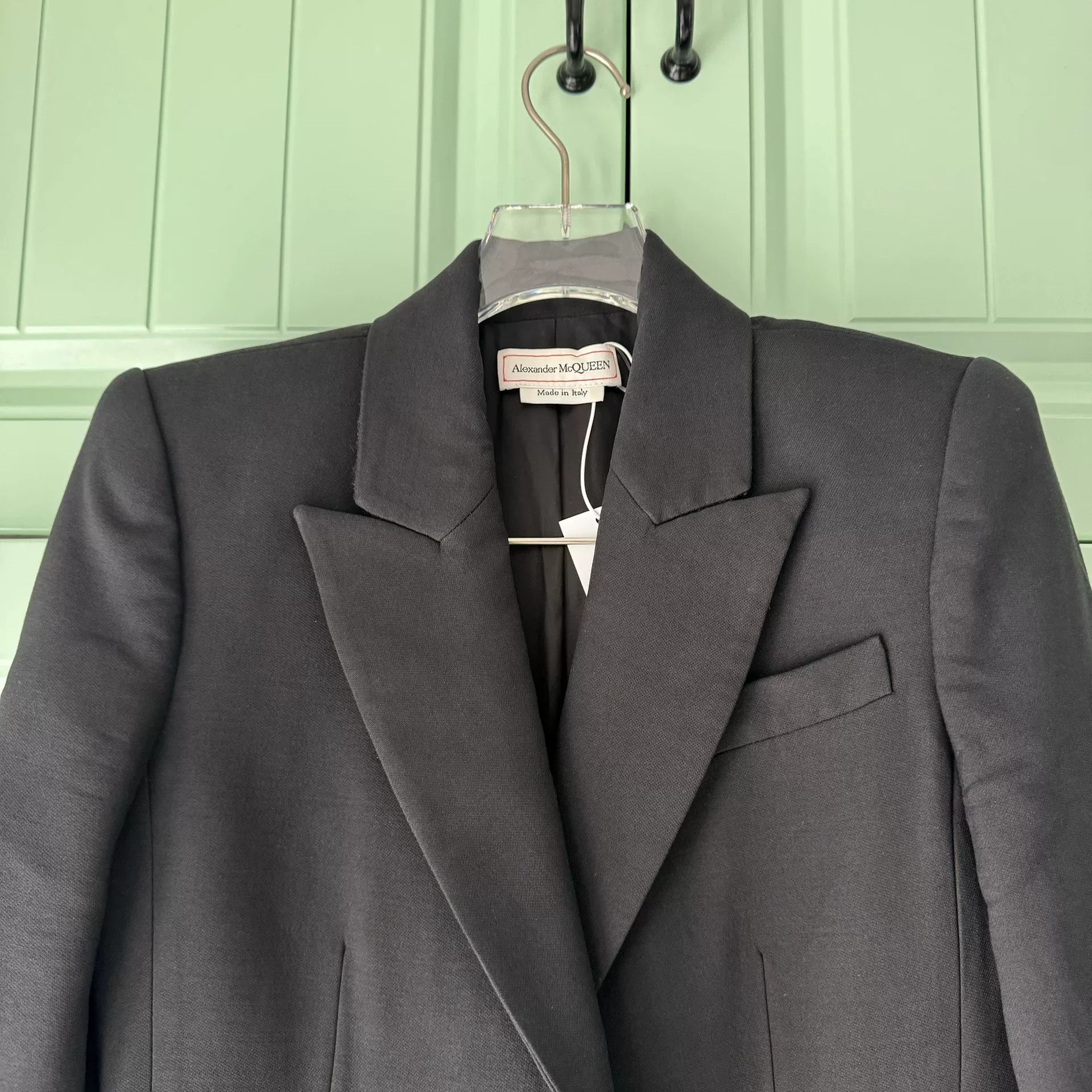 Alexander McQueen Alexander McQueen Black Blazer Skirt Size S / US 4 / IT 40 - 7 Thumbnail