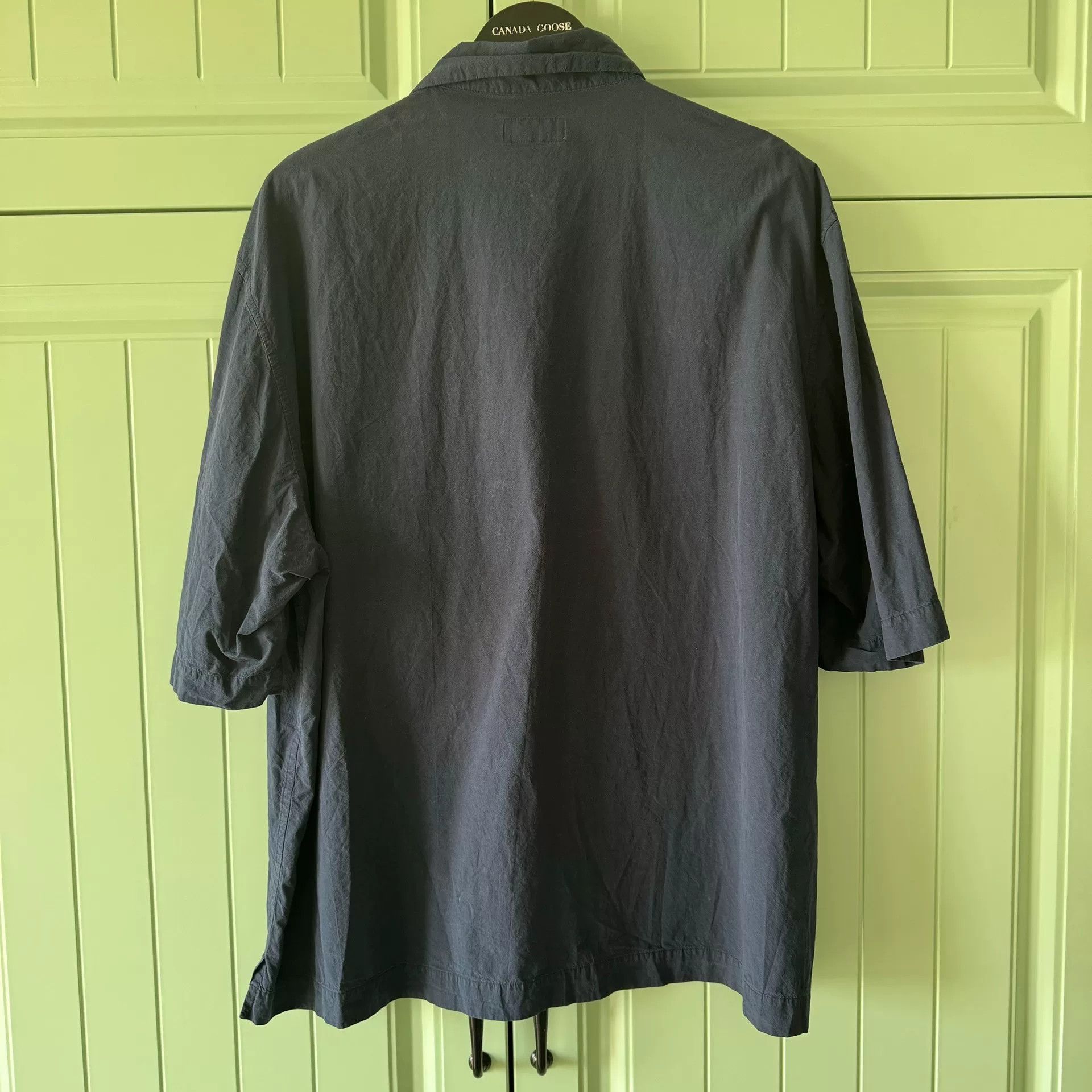 Lemaire Lemaire Blue Short-Sleeve Shirt XL Size US XL / EU 56 / 4 - 2 Thumbnail