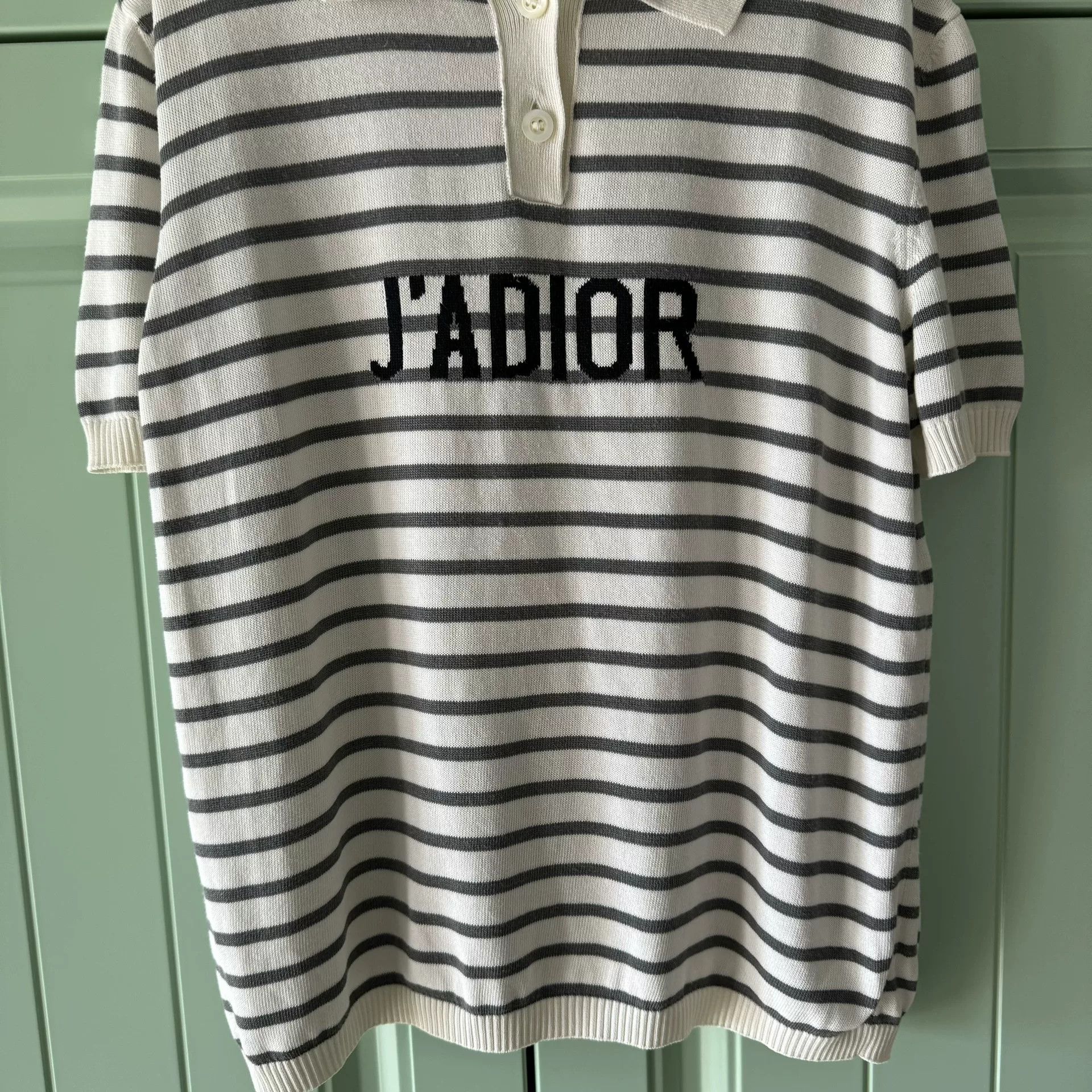 Dior Dior J'ADIOR Striped Knit Polo Size XXS / US 00 / IT 34 - 8 Thumbnail