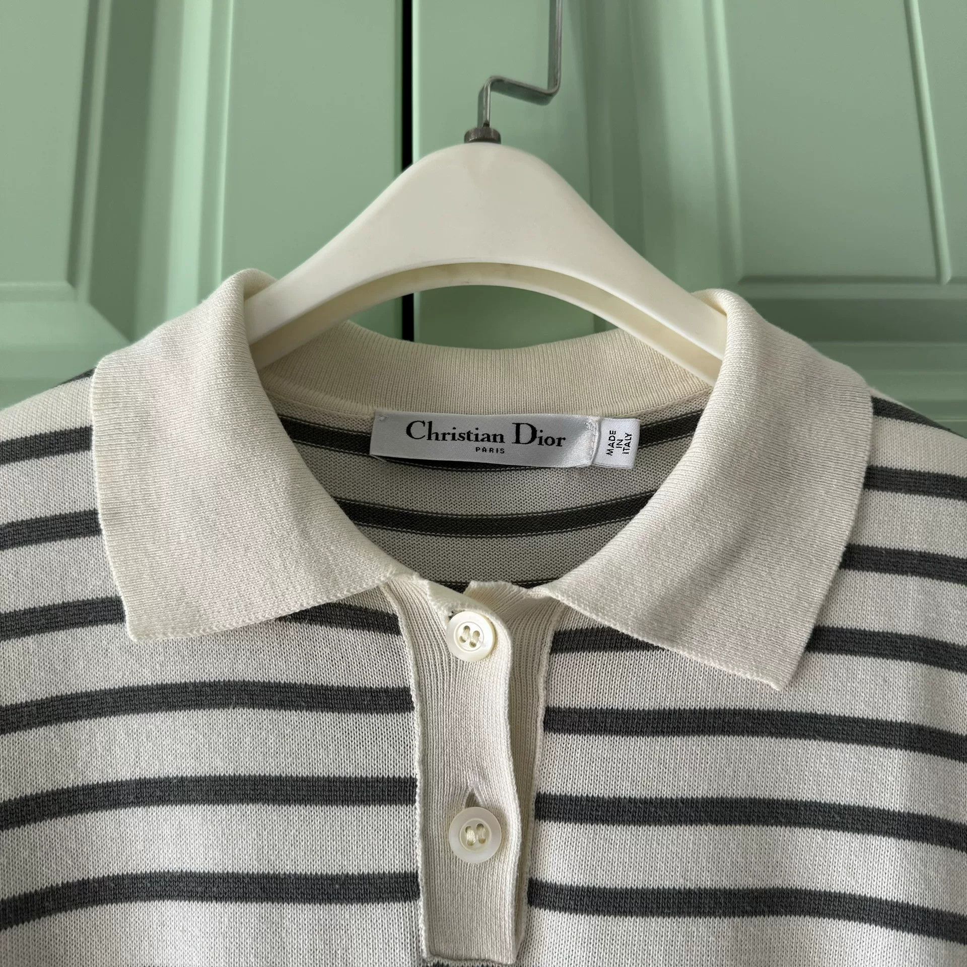 Dior Dior J'ADIOR Striped Knit Polo Size XXS / US 00 / IT 34 - 6 Thumbnail