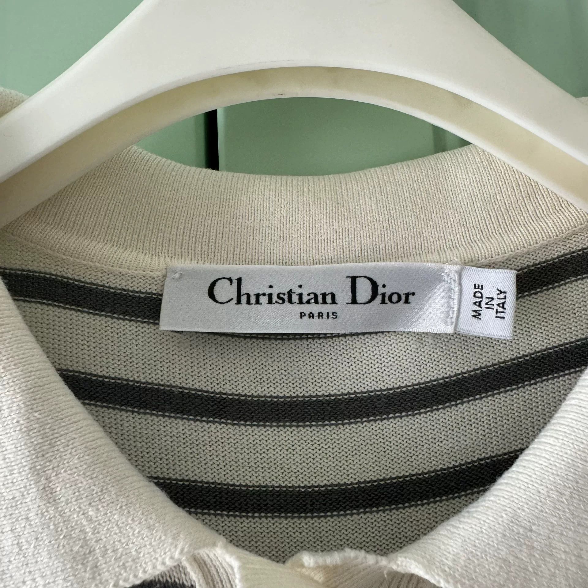 Dior Dior J'ADIOR Striped Knit Polo Size XXS / US 00 / IT 34 - 3 Thumbnail