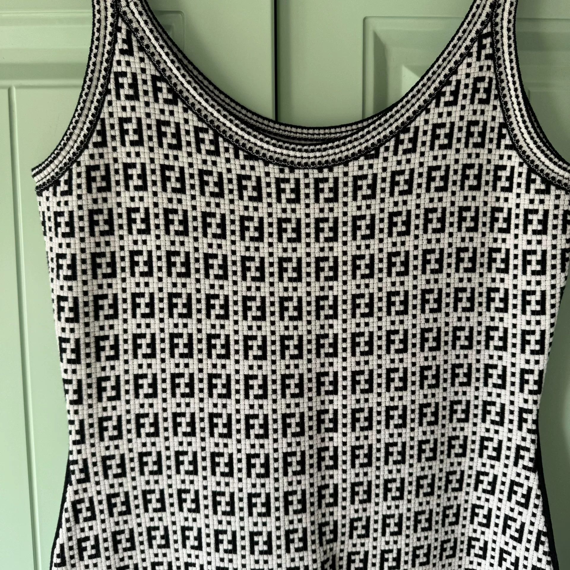 Fendi FENDI FF Logo Sling Dress Size S / US 4 / IT 40 - 7 Thumbnail