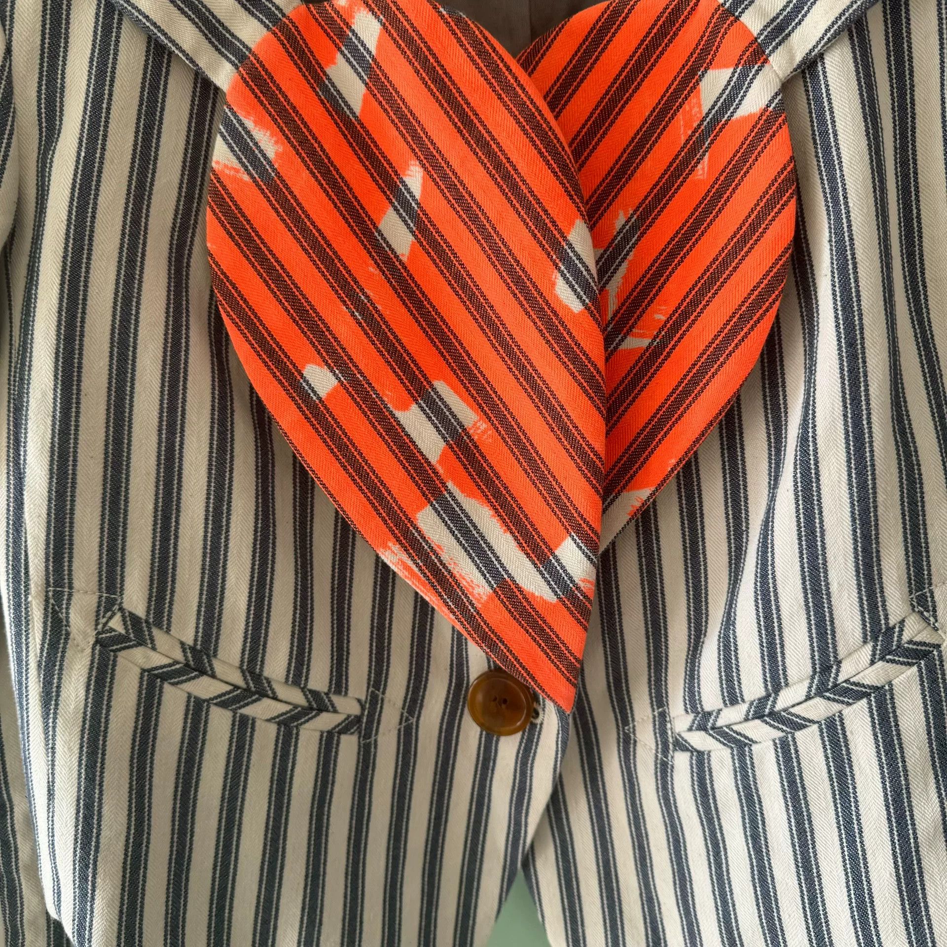Vivienne Westwood Vivienne Westwood Heart Print Stripe Coat Size S / US 4 / IT 40 - 7 Thumbnail