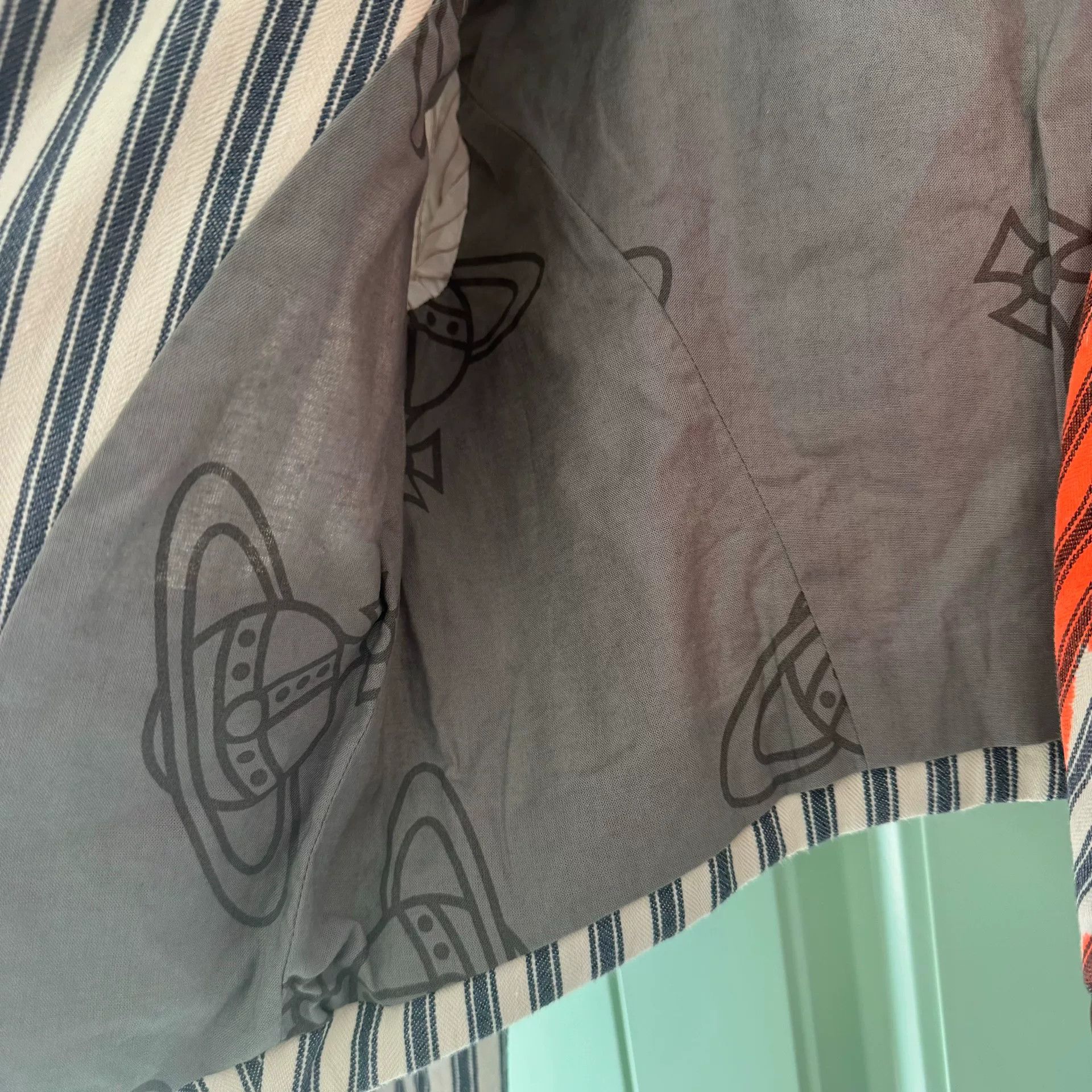 Vivienne Westwood Vivienne Westwood Heart Print Stripe Coat Size S / US 4 / IT 40 - 6 Thumbnail