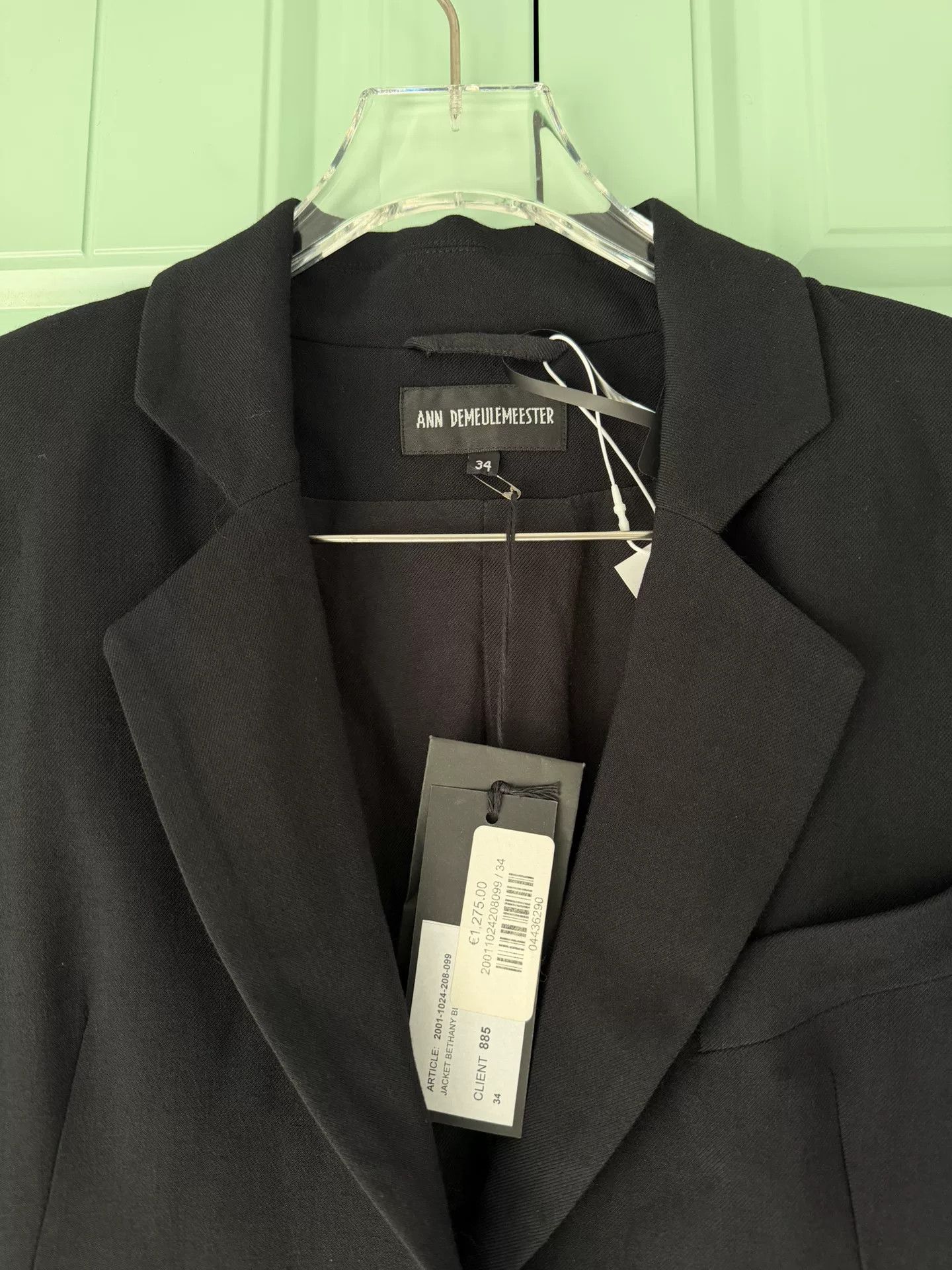 Ann Demeulemeester Ann Demeulemeester Black Blazer Size XXS / US 00 / IT 34 - 6 Thumbnail