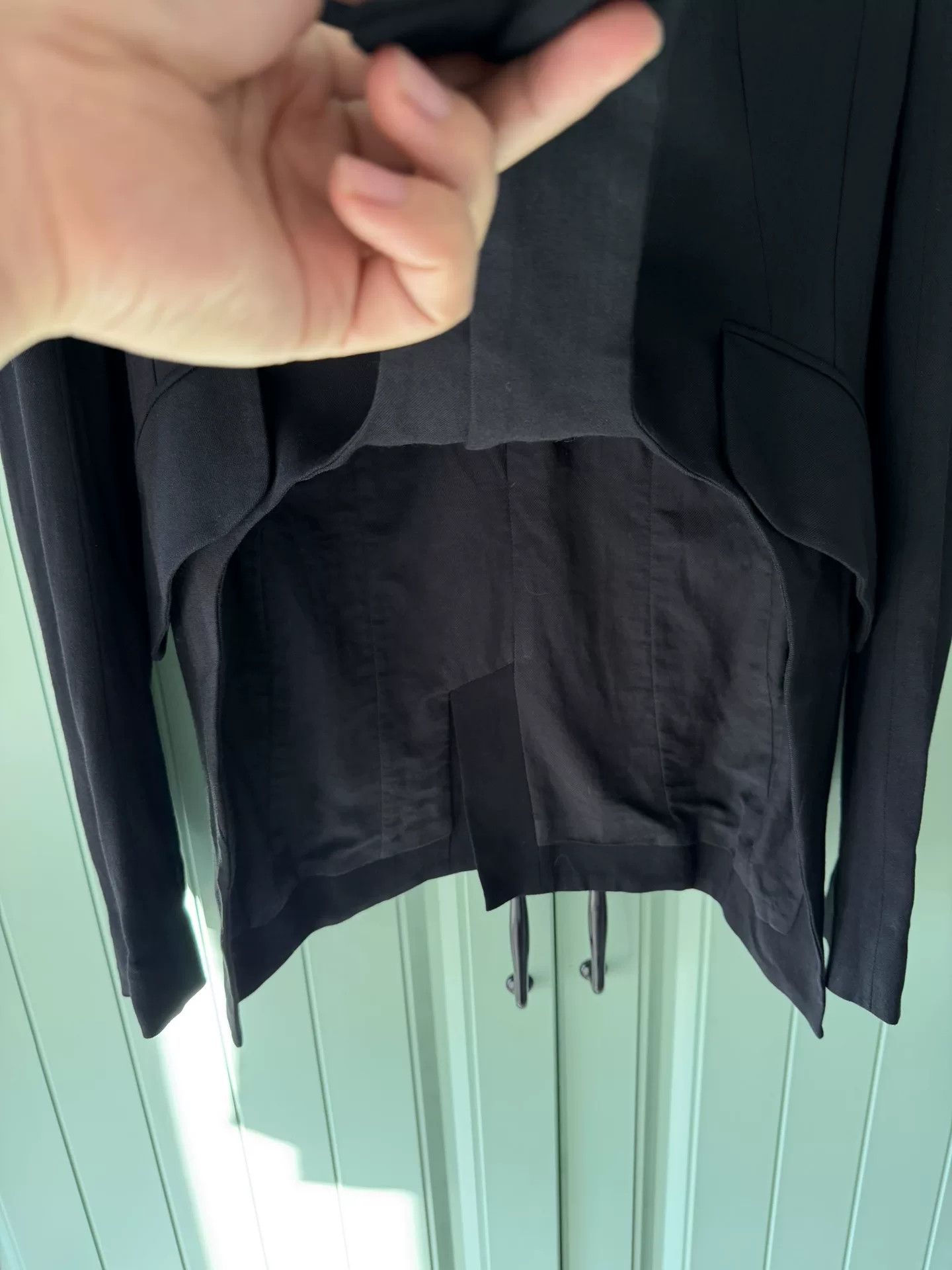 Ann Demeulemeester Ann Demeulemeester Black Blazer Size XXS / US 00 / IT 34 - 8 Thumbnail