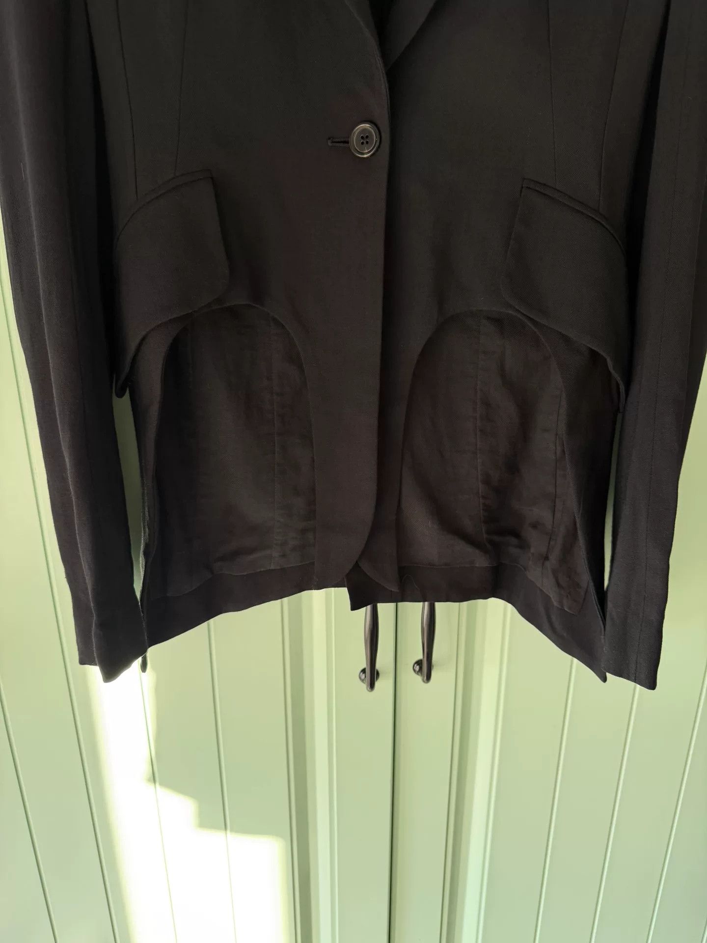 Ann Demeulemeester Ann Demeulemeester Black Blazer Size XXS / US 00 / IT 34 - 7 Thumbnail