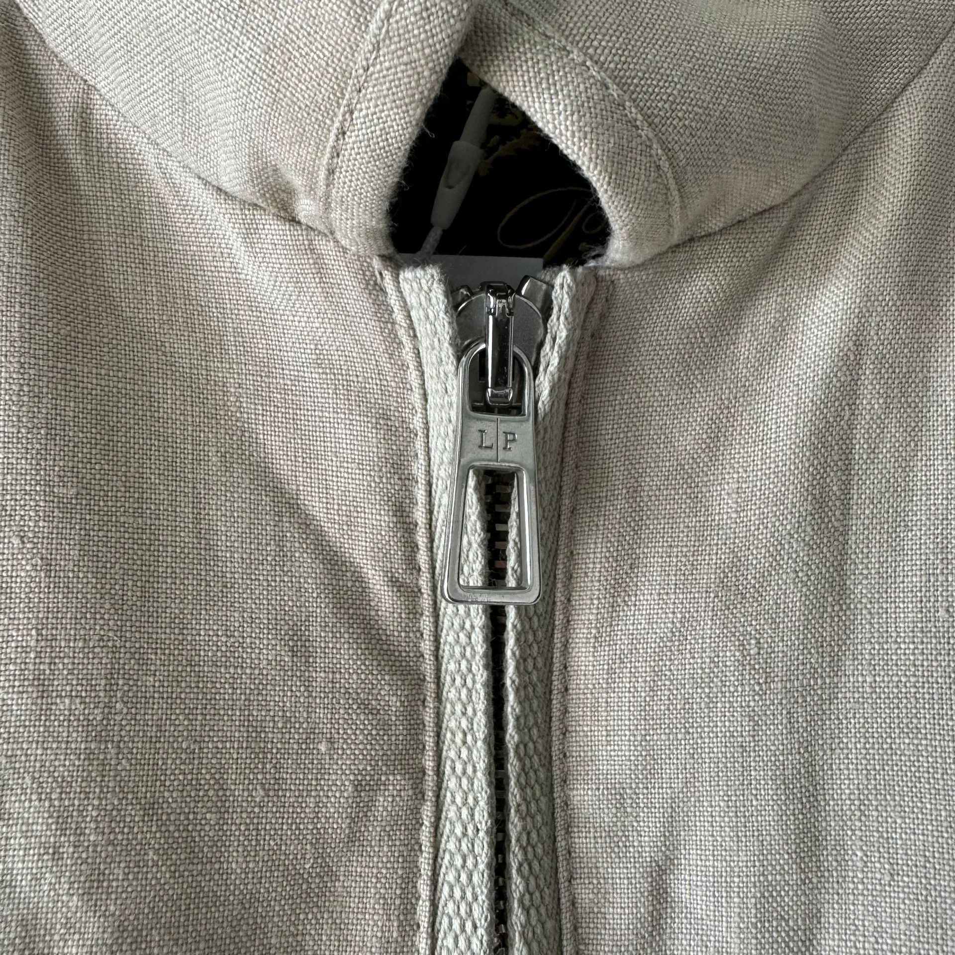 Loro Piana Loro Piana Beige Linen Half-Zip Shirt M Size US M / EU 48-50 / 2 - 8 Thumbnail