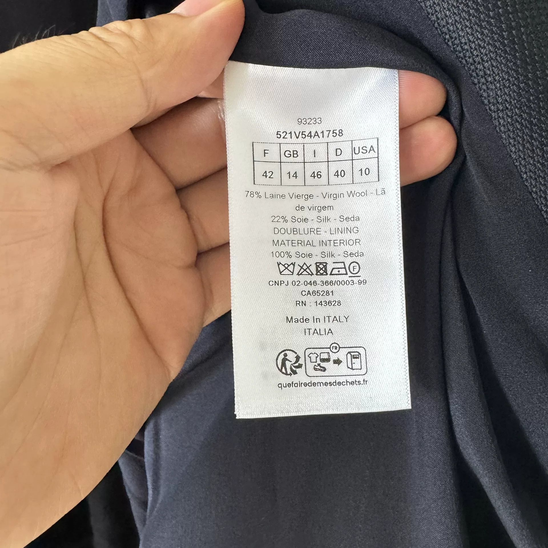 Dior Christian Dior 2025 Double-Breasted Blazer Size US XS / EU 42 / 0 - 4 Thumbnail