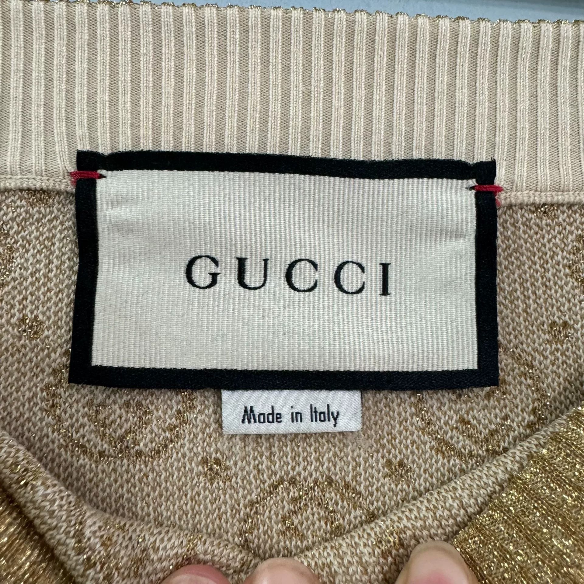 Gucci Gucci Logo All-over Print Wool Long Skirt Size 34" / US 12 / IT 48 - 3 Thumbnail