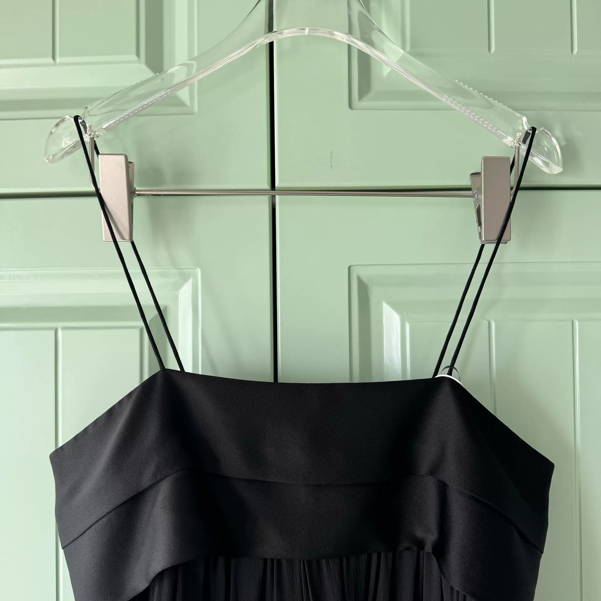 Saint Laurent Paris Saint Laurent Black Slip Dress Size S / US 4 / IT 40 - 7 Thumbnail