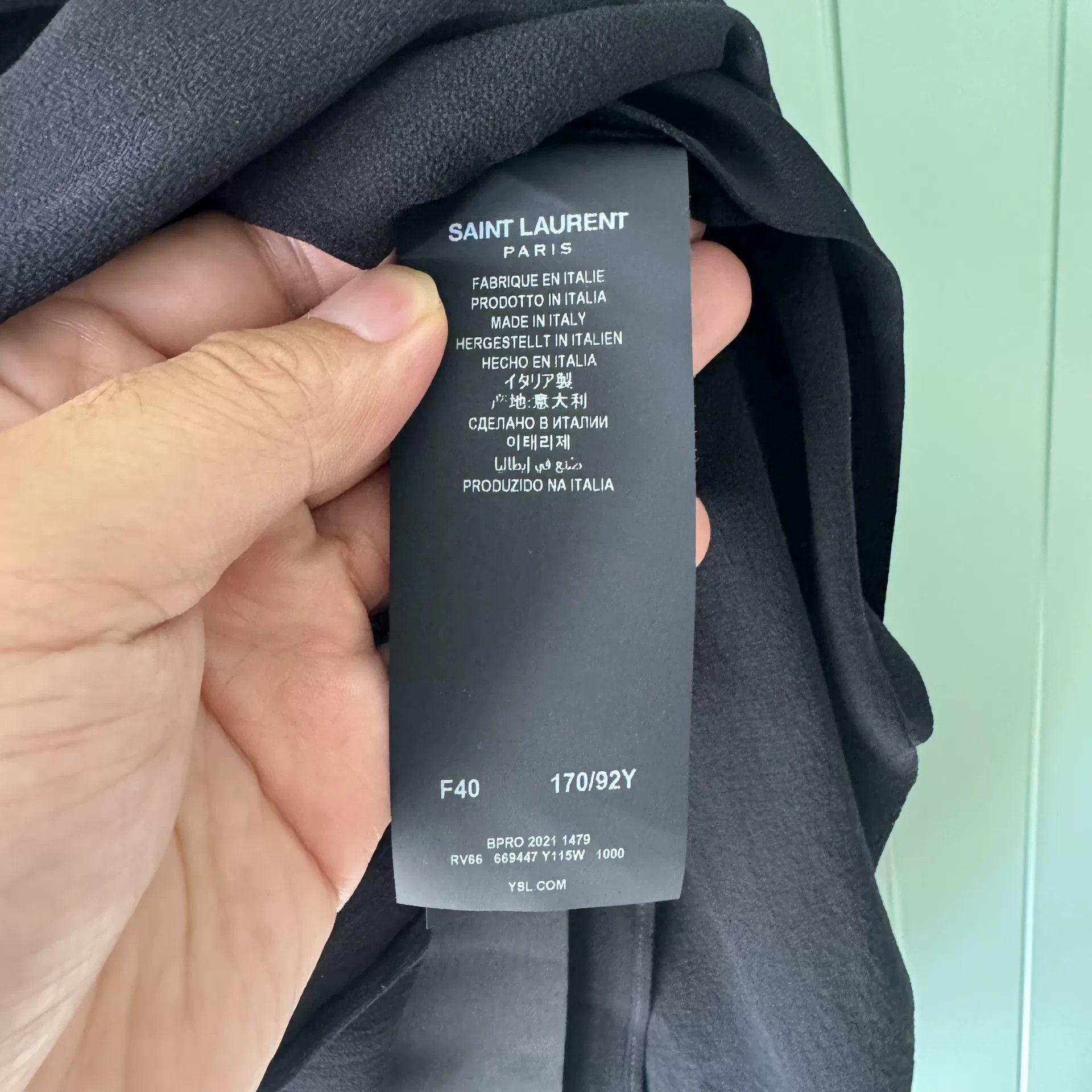 Saint Laurent Paris Saint Laurent Black Slip Dress Size S / US 4 / IT 40 - 4 Thumbnail