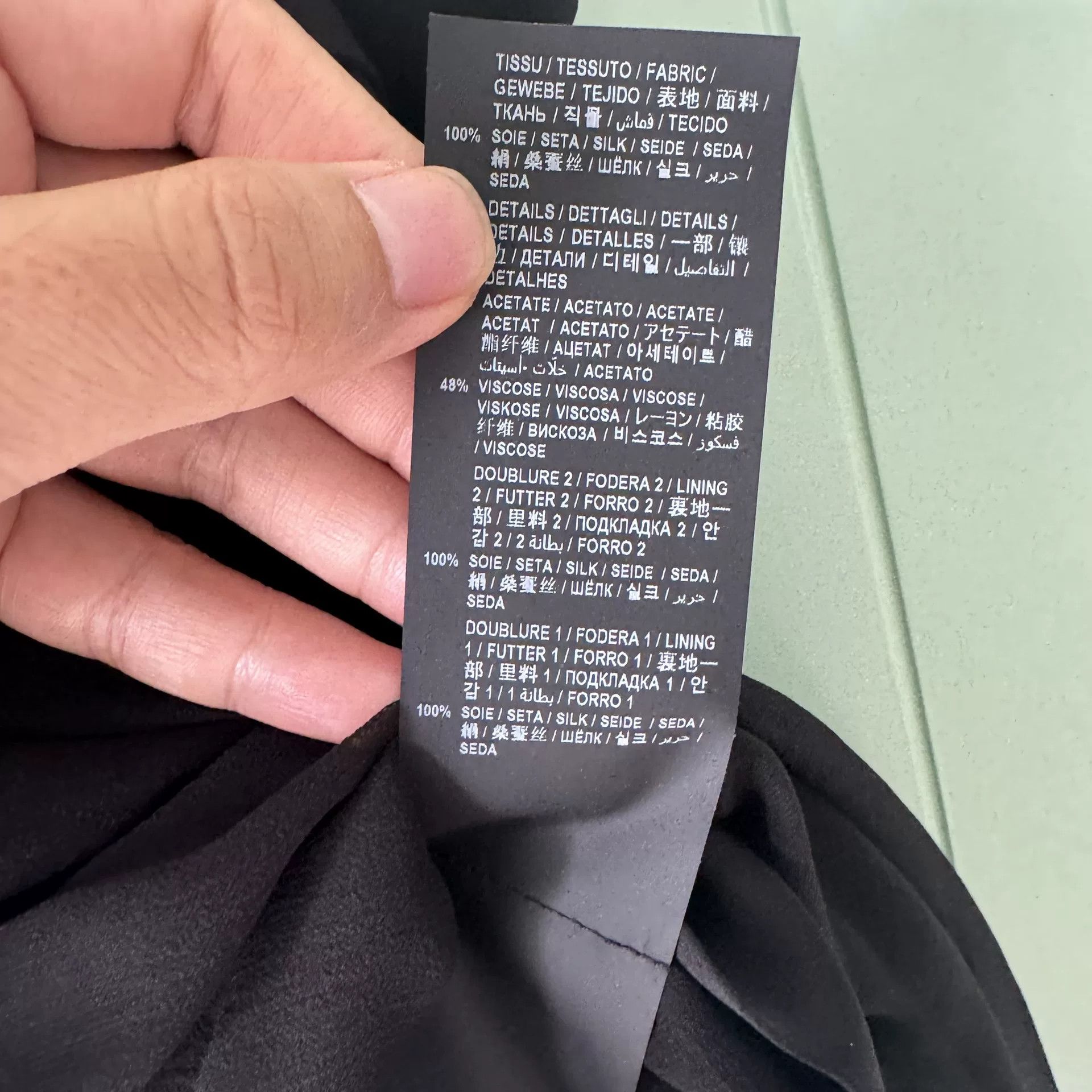 Saint Laurent Paris Saint Laurent Black Slip Dress Size S / US 4 / IT 40 - 5 Thumbnail