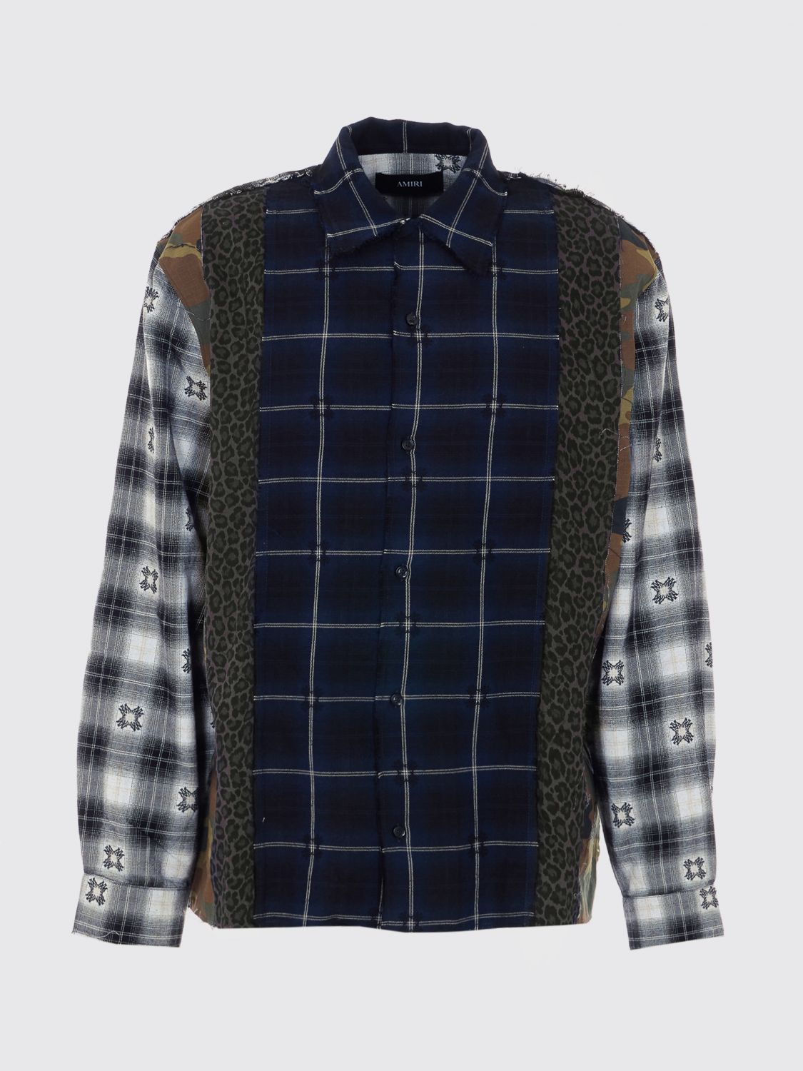 Amiri Amiri Shirt Men Blue Size US XL / EU 56 / 4 - 2 Thumbnail
