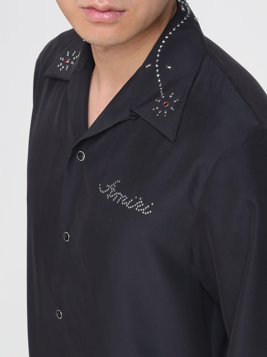 Amiri Amiri Shirt Men Black Size US M / EU 48-50 / 2 - 4 Thumbnail
