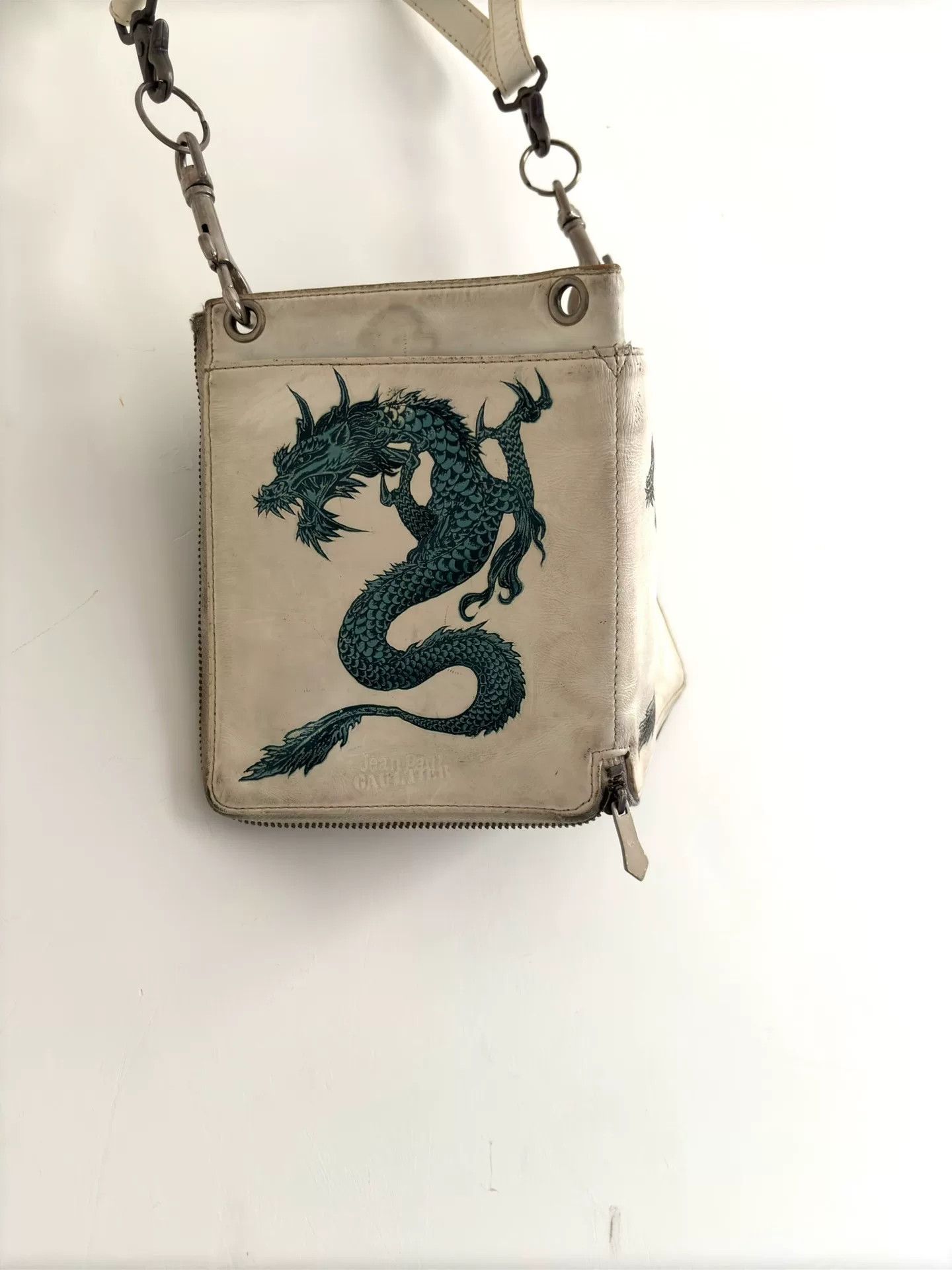 Jean Paul Gaultier 1980s Jean Paul Gaultier Dragon Print Reversible Bag Size ONE SIZE - 5 Thumbnail