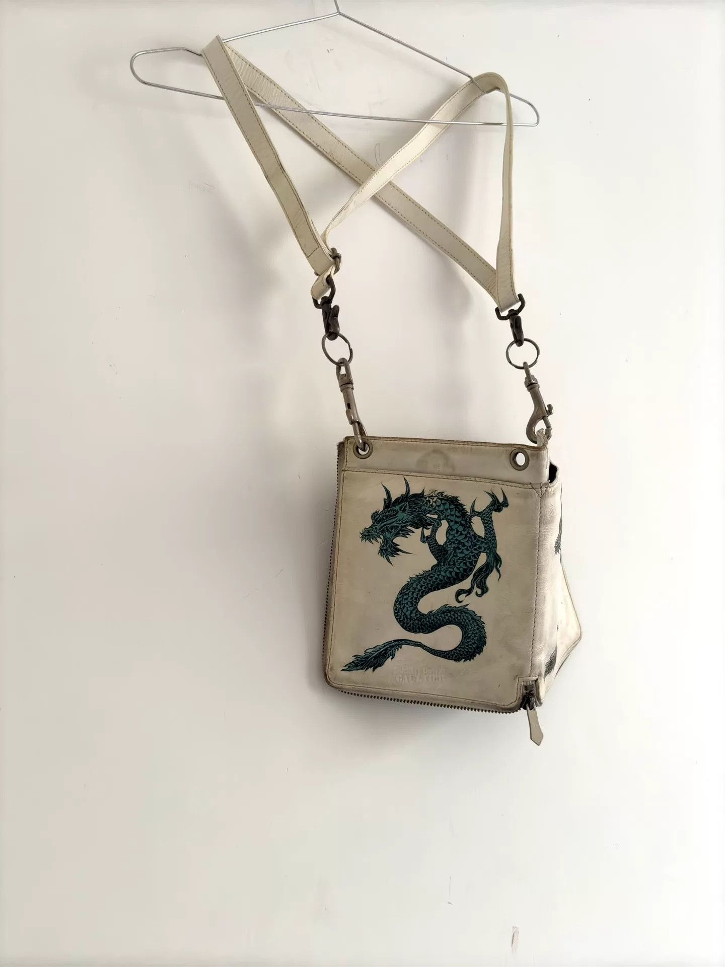 Jean Paul Gaultier 1980s Jean Paul Gaultier Dragon Print Reversible Bag Size ONE SIZE - 3 Thumbnail