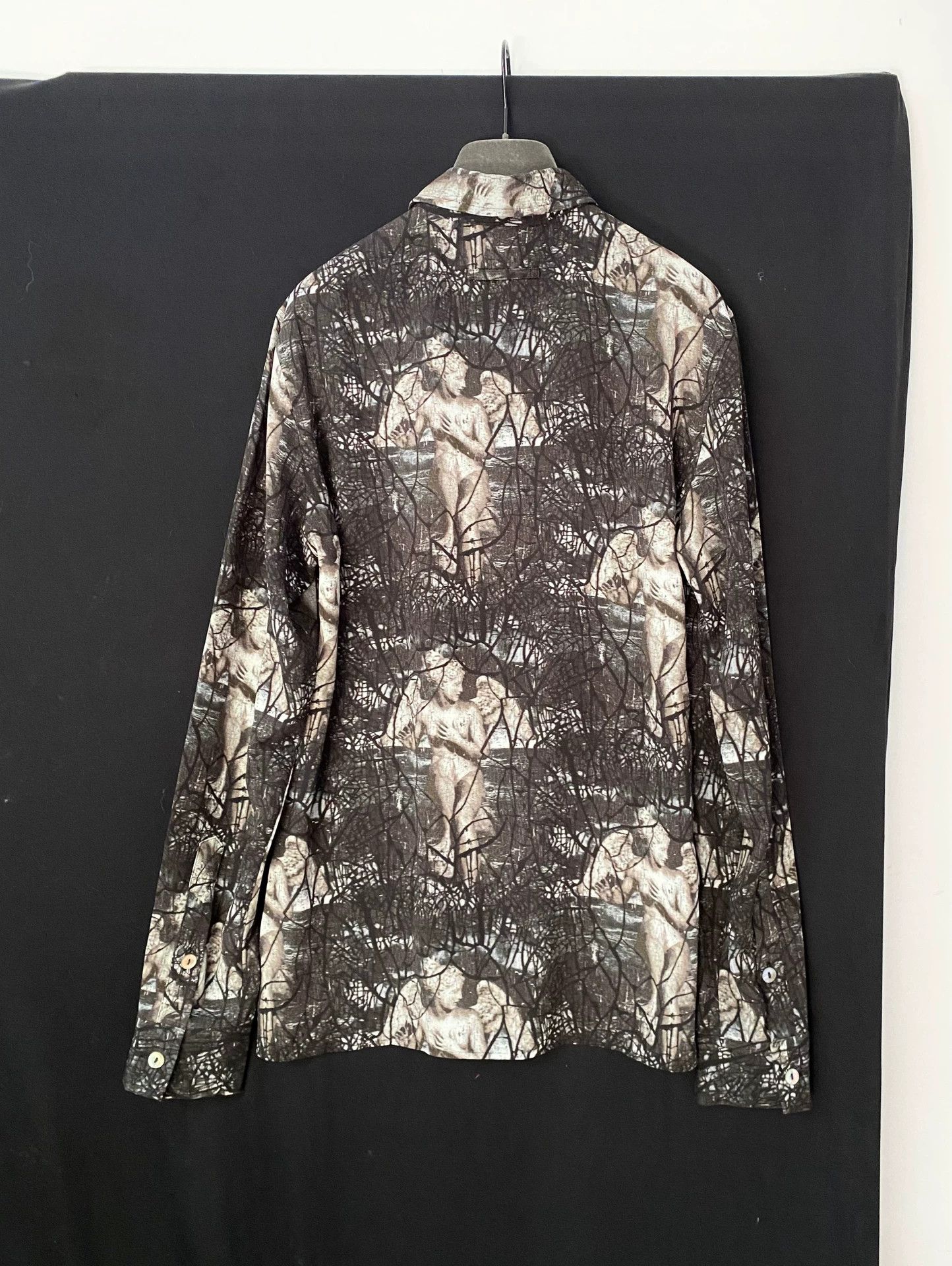 Jean Paul Gaultier 1980s Jean Paul Gaultier Angel Print Shirt Size US XXS / EU 40 - 2 Thumbnail