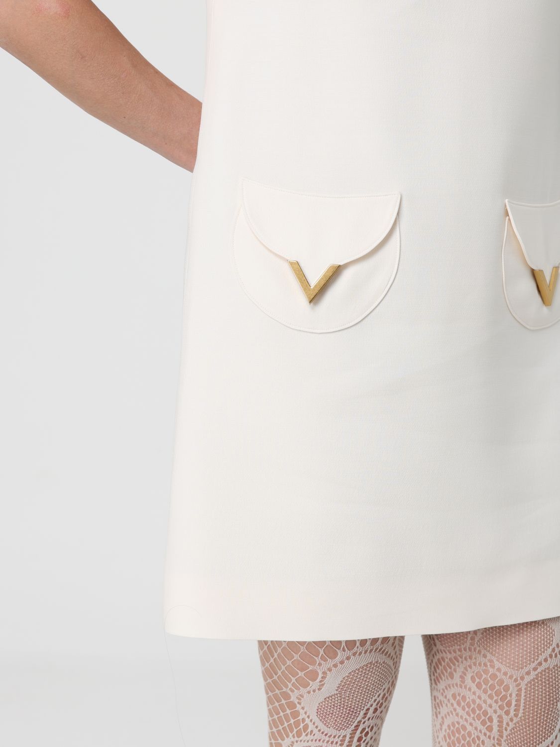 Valentino Valentino Dress Woman Ivory Size M / US 6-8 / IT 42-44 - 4 Thumbnail